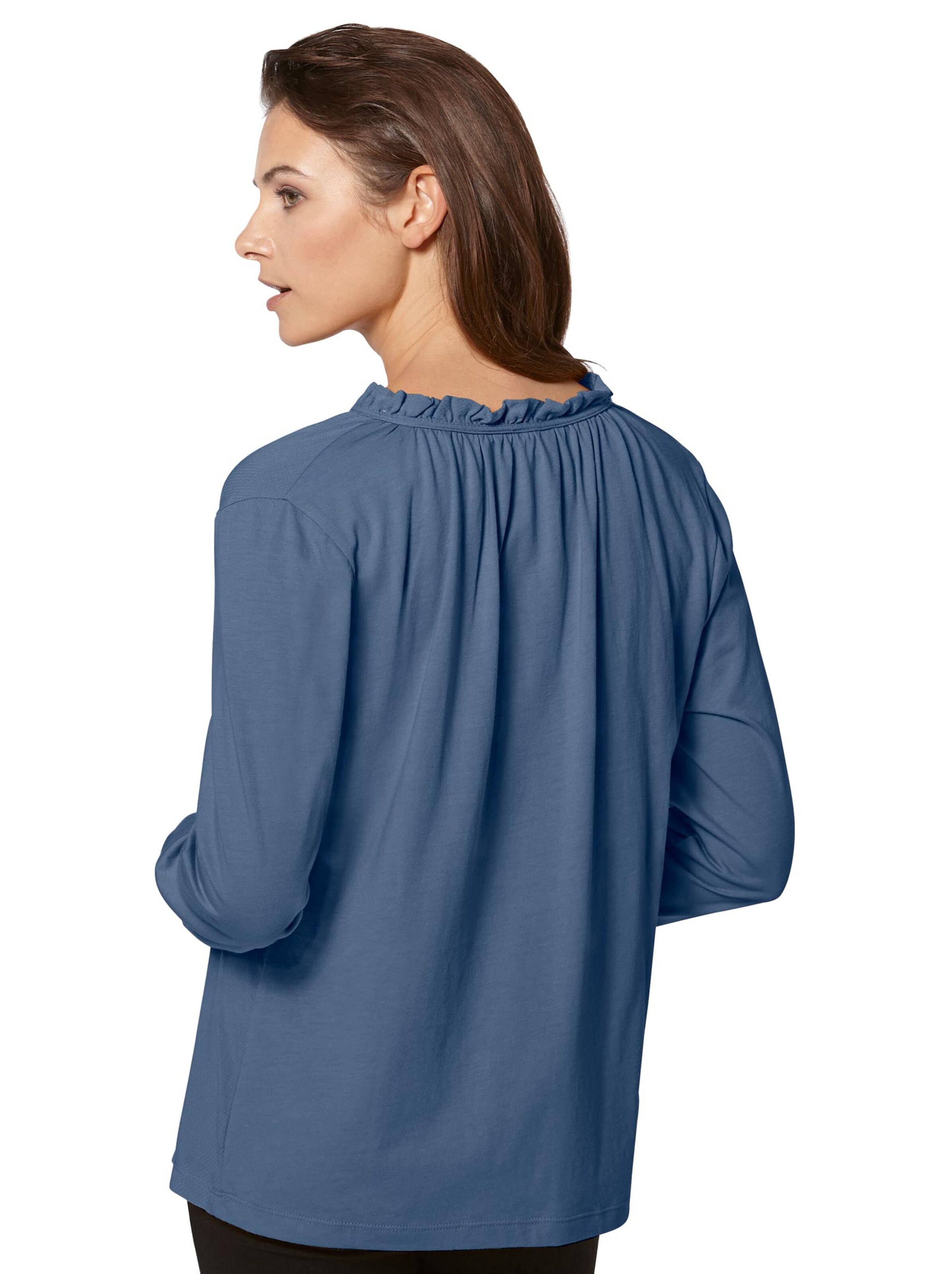 Shirt - rauchblau