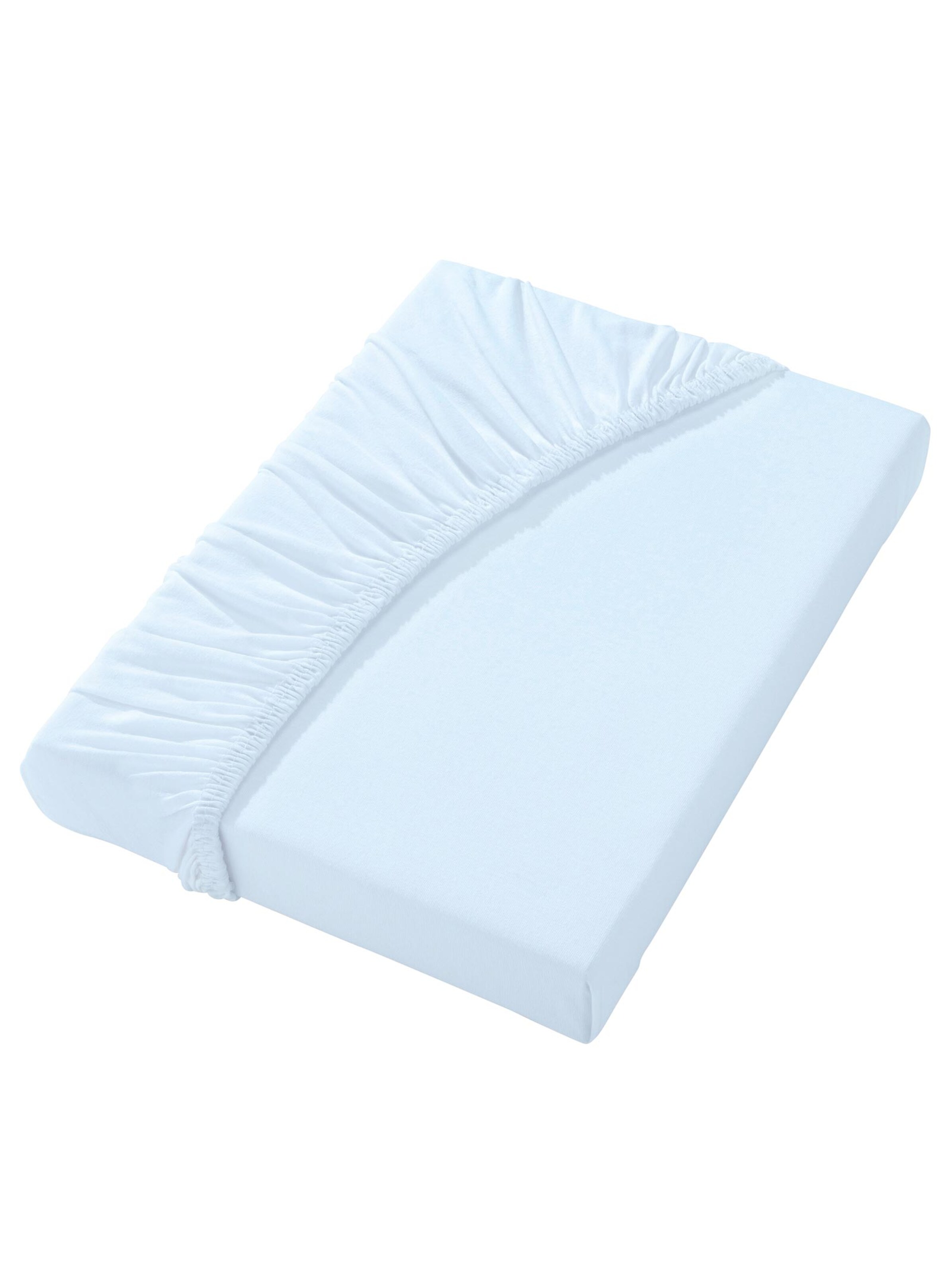 Spannbetttuch - hellblau