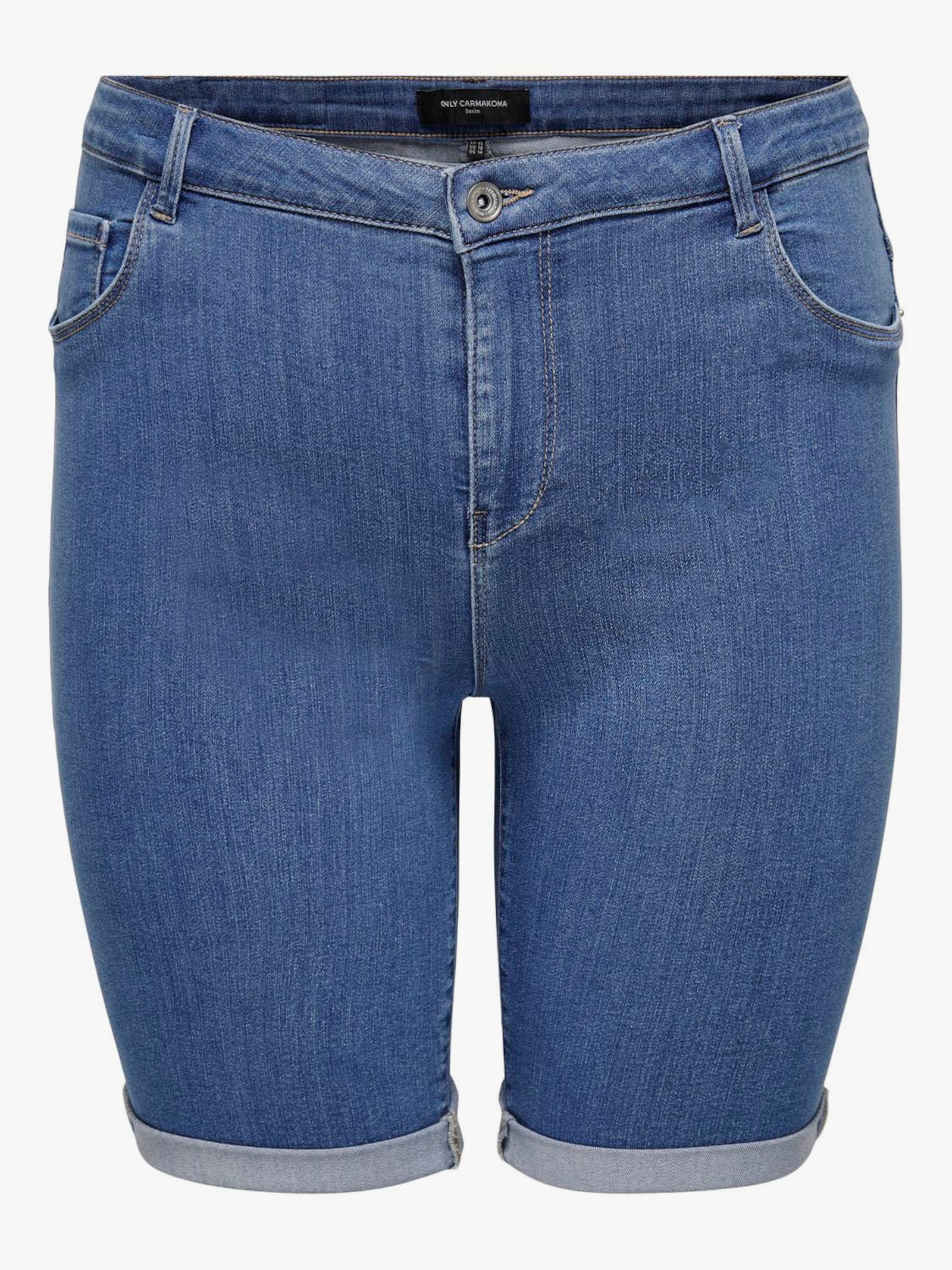 ONLY CARMAKOMA Jeansshorts - medium blue denim
