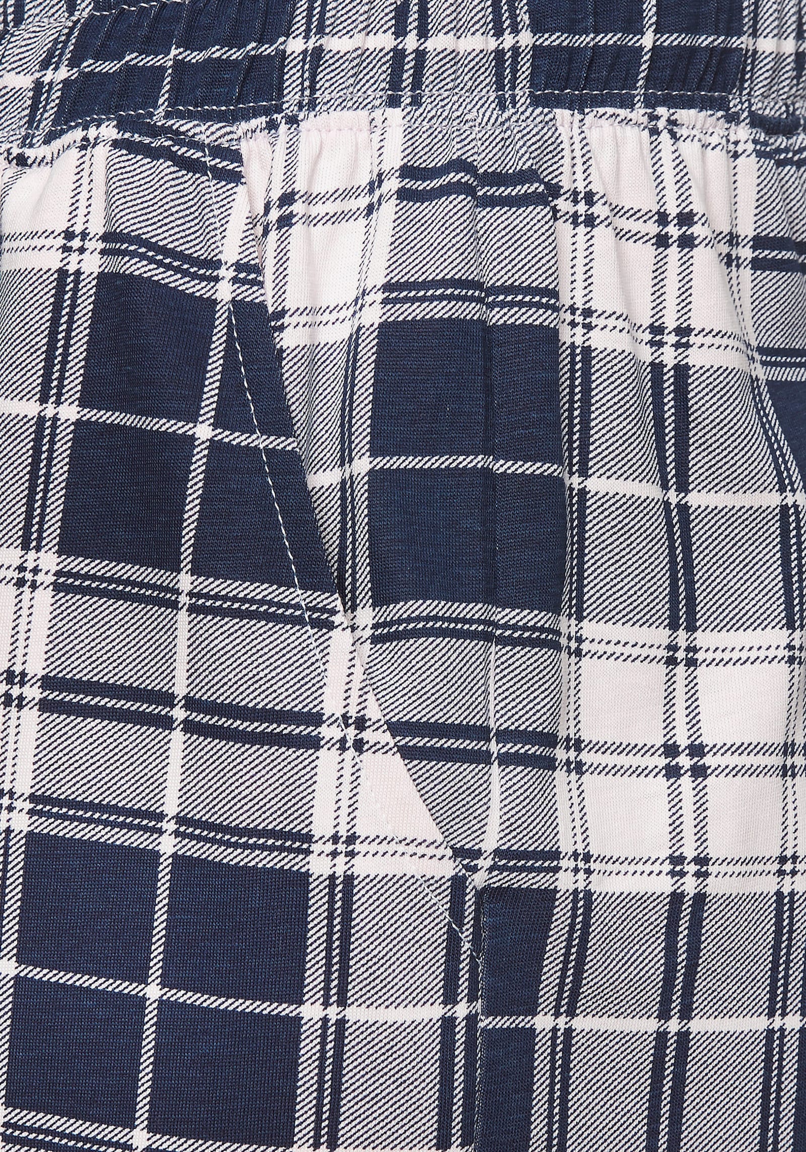 Vivance Dreams Pyjamashorts - rosa-blau-gemustert