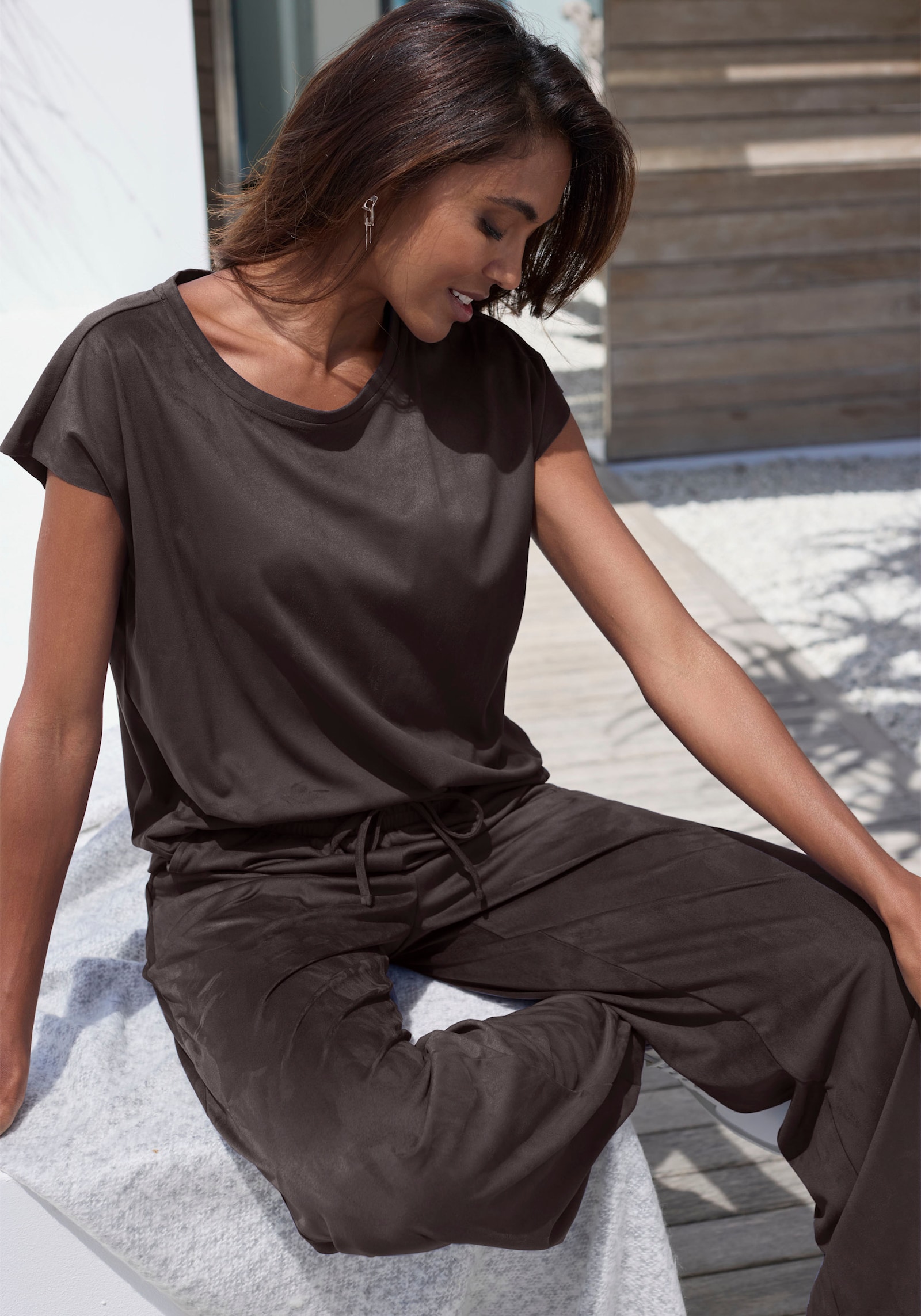 French Connection T-Shirt - dunkelbraun