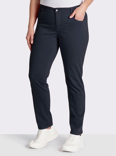 Ascari Stretch-Jeans in Röhren-Form - dark blue