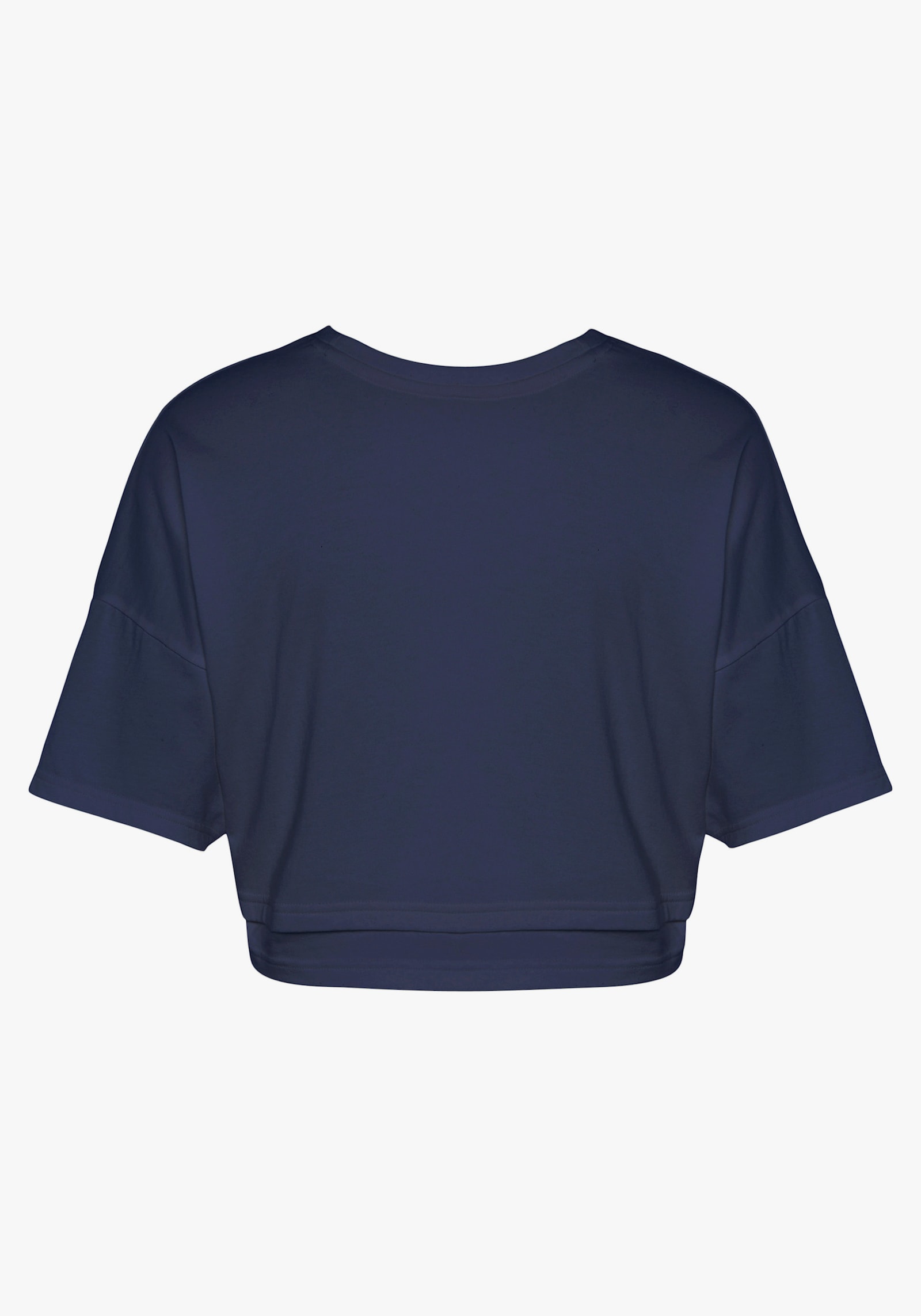 LASCANA Kurzarmshirt - dunkelblau