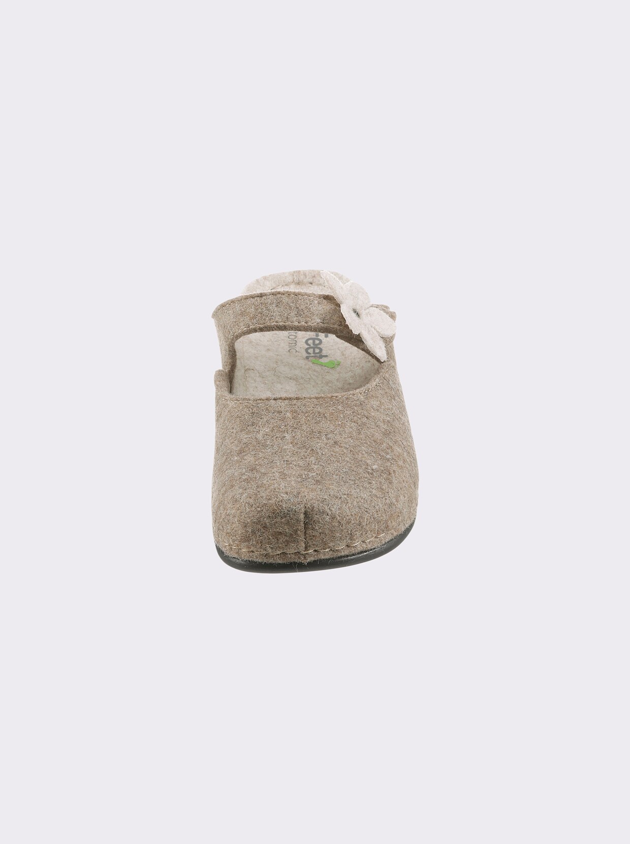 Dr. Feet Pantoffels - beige gemêleerd