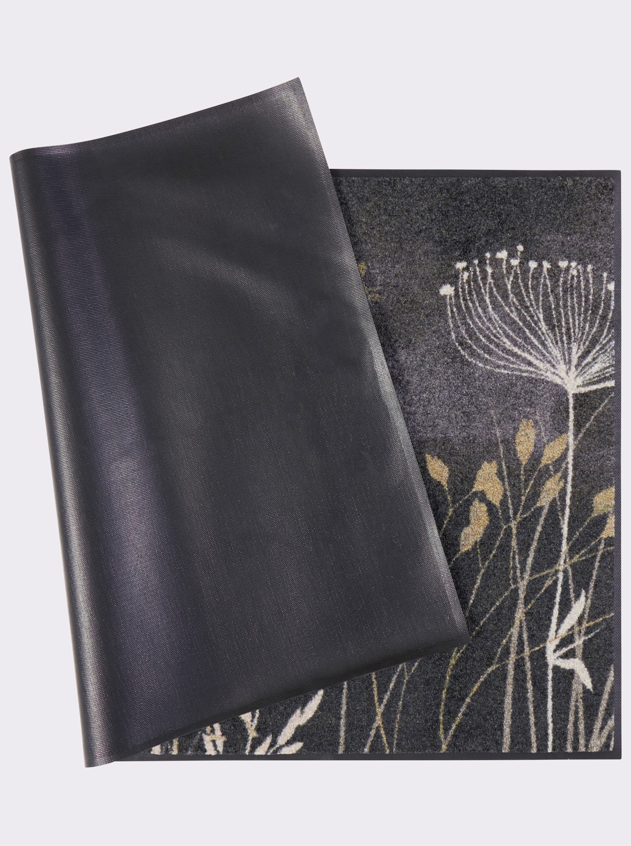 wash+dry by Kleen-Tex Voetmat - antraciet/naturel