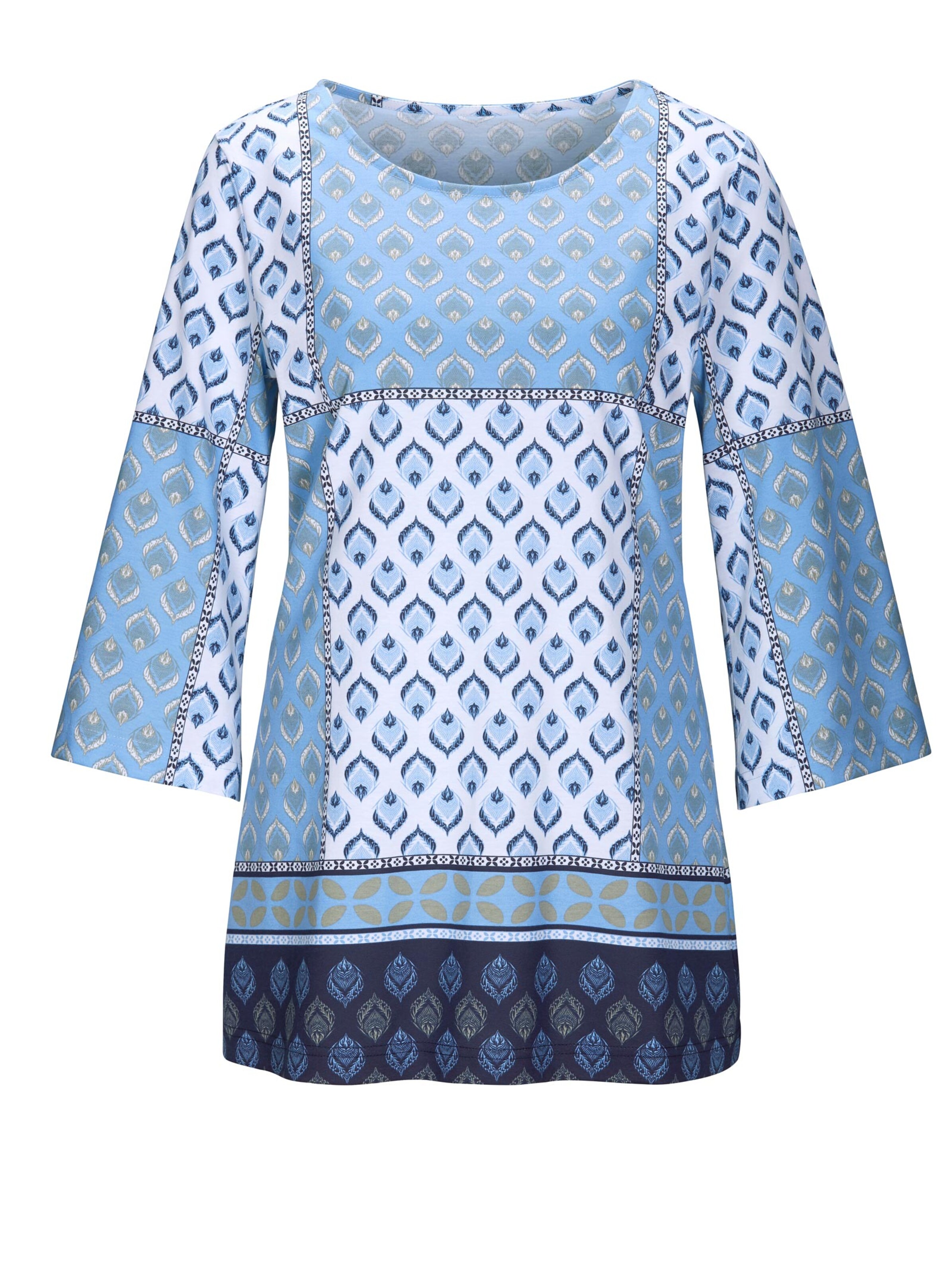 Shirt - bleu-gemustert