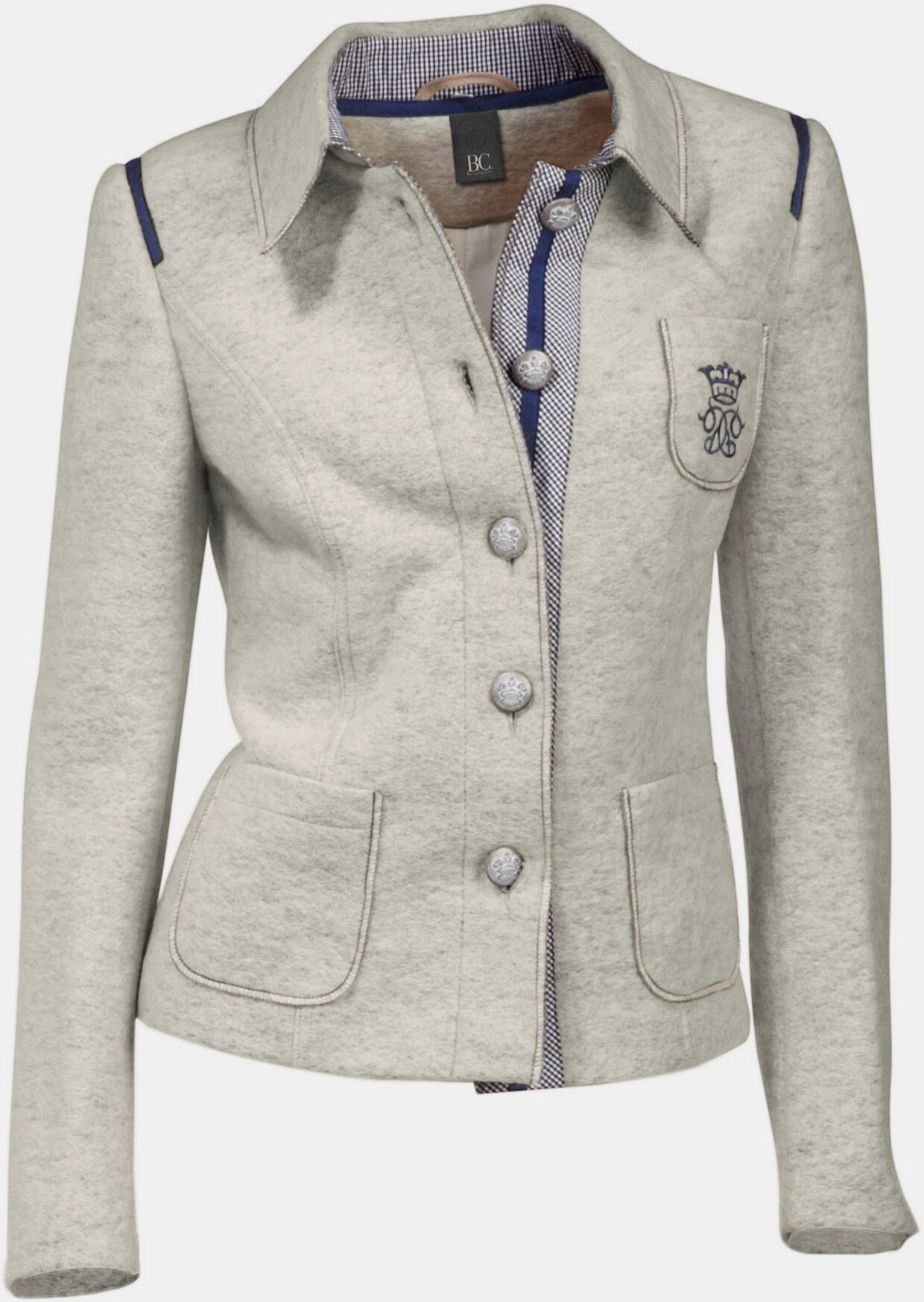 heine Blazerjacke - silbergrau