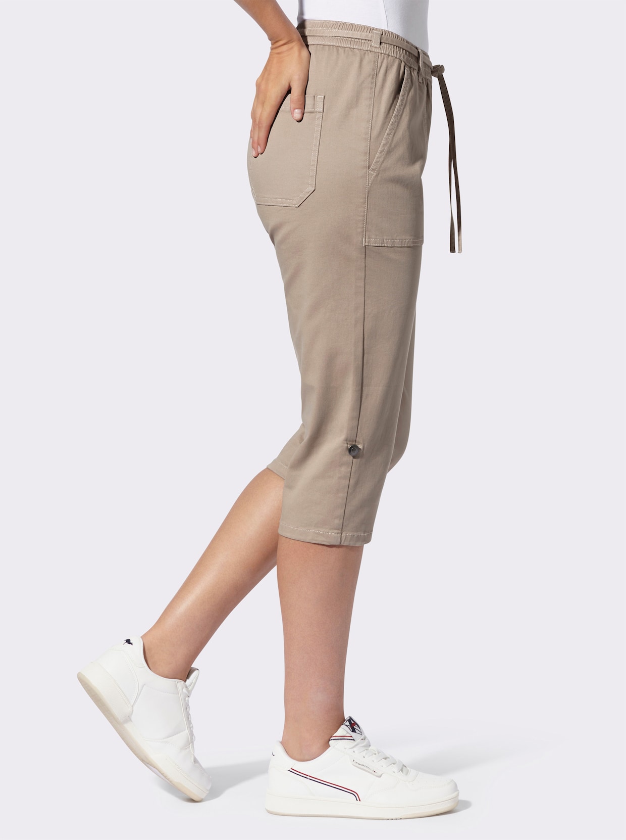 heine Baumwollhose - sesam