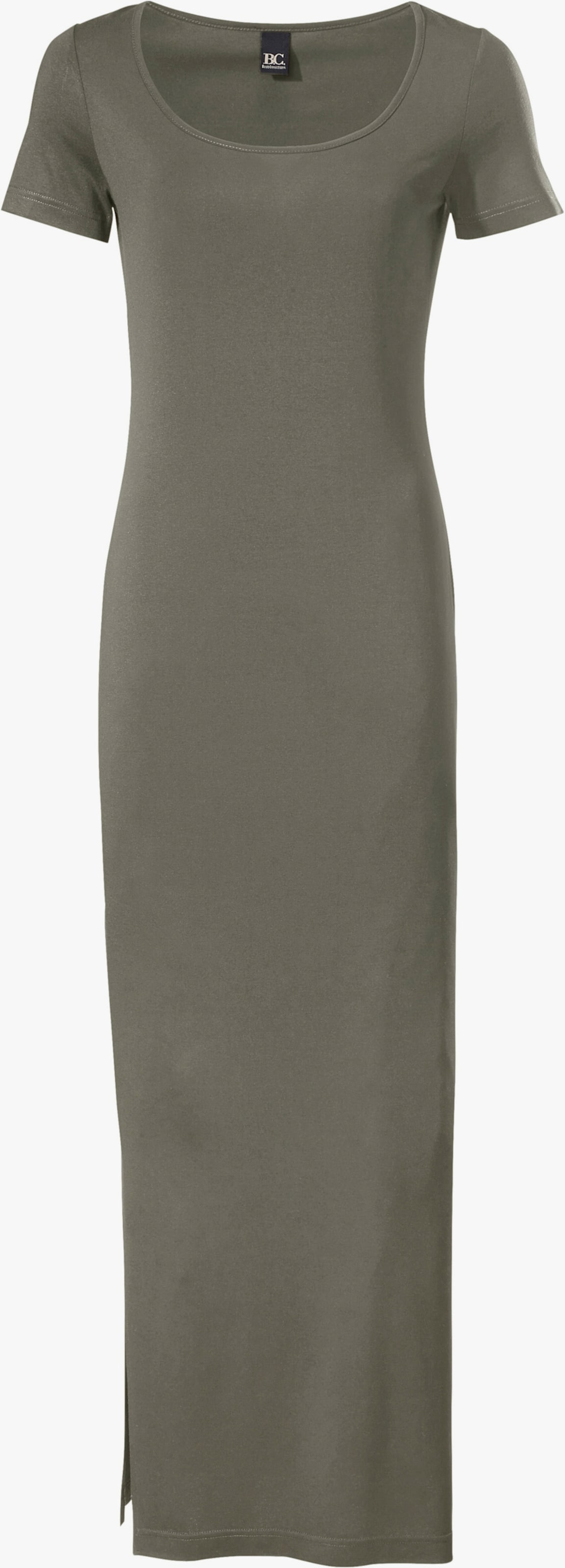 heine Maxikleid mit hohen Seitenschlitzen - schilfgrün