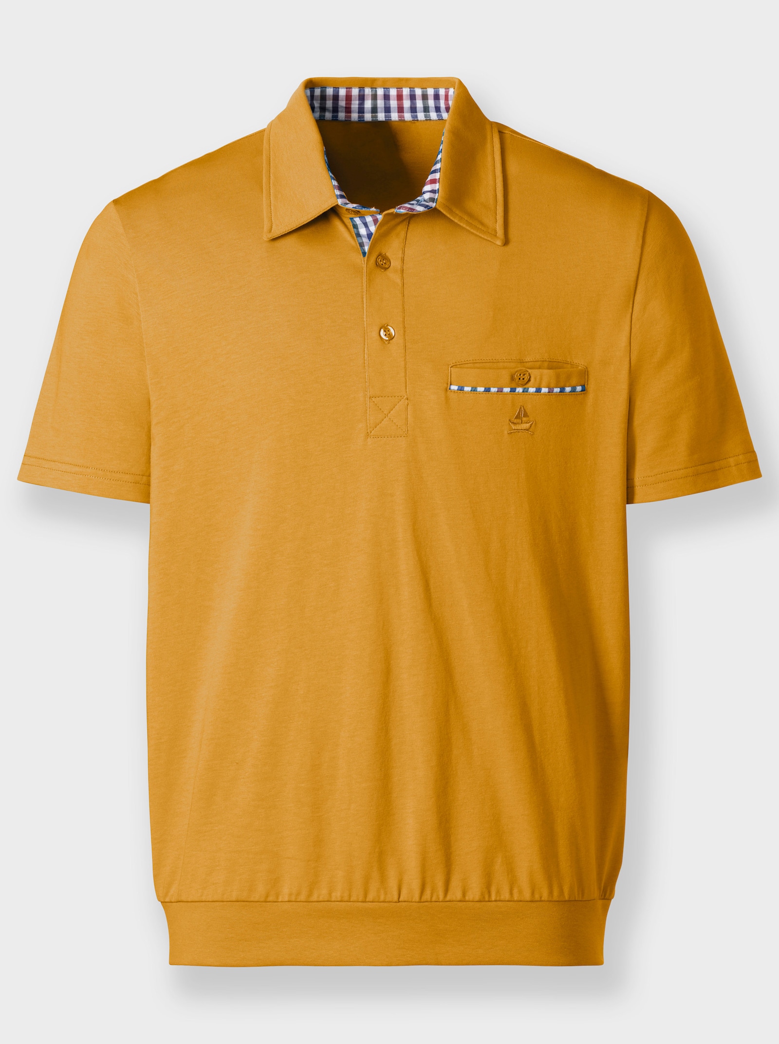 Marco Donati Kurzarm-Shirt - ocker