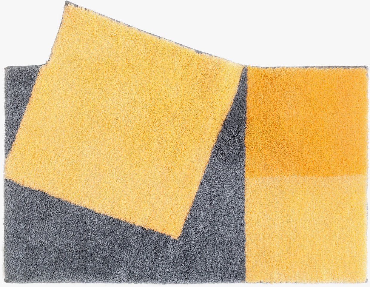 Grund Tapis de bain - jaune-gris