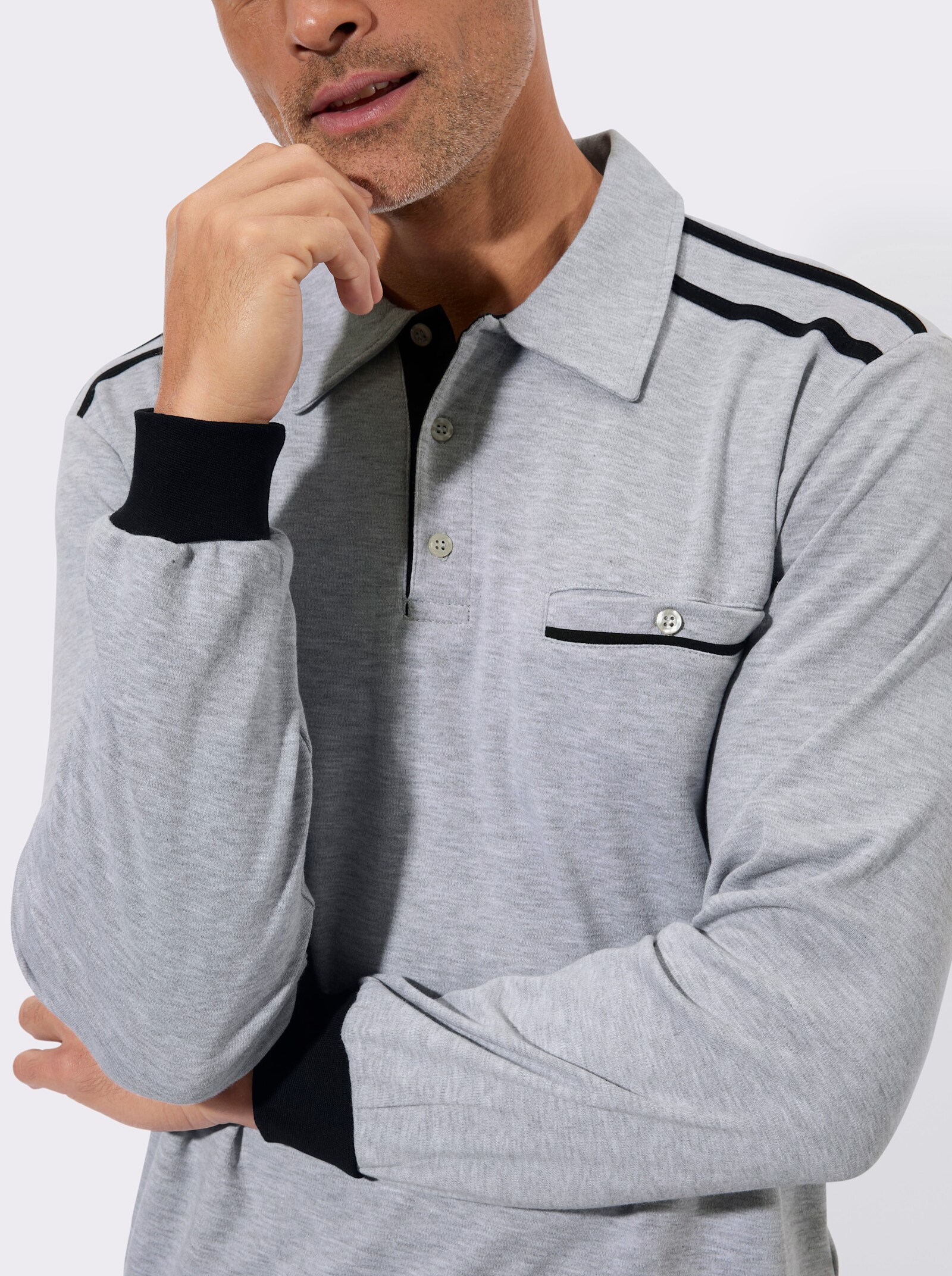 Sweatshirt - lichtgrijs