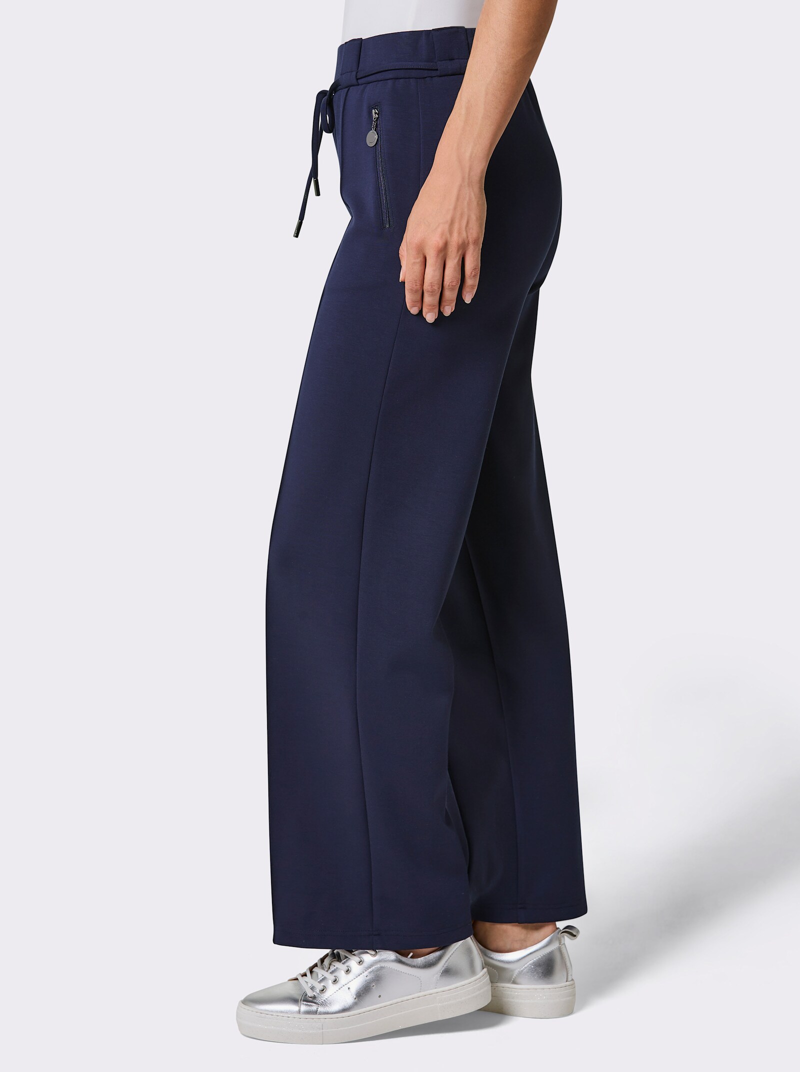 CREATION L PREMIUM Jerseyhose in Interlock-Qualität - marine