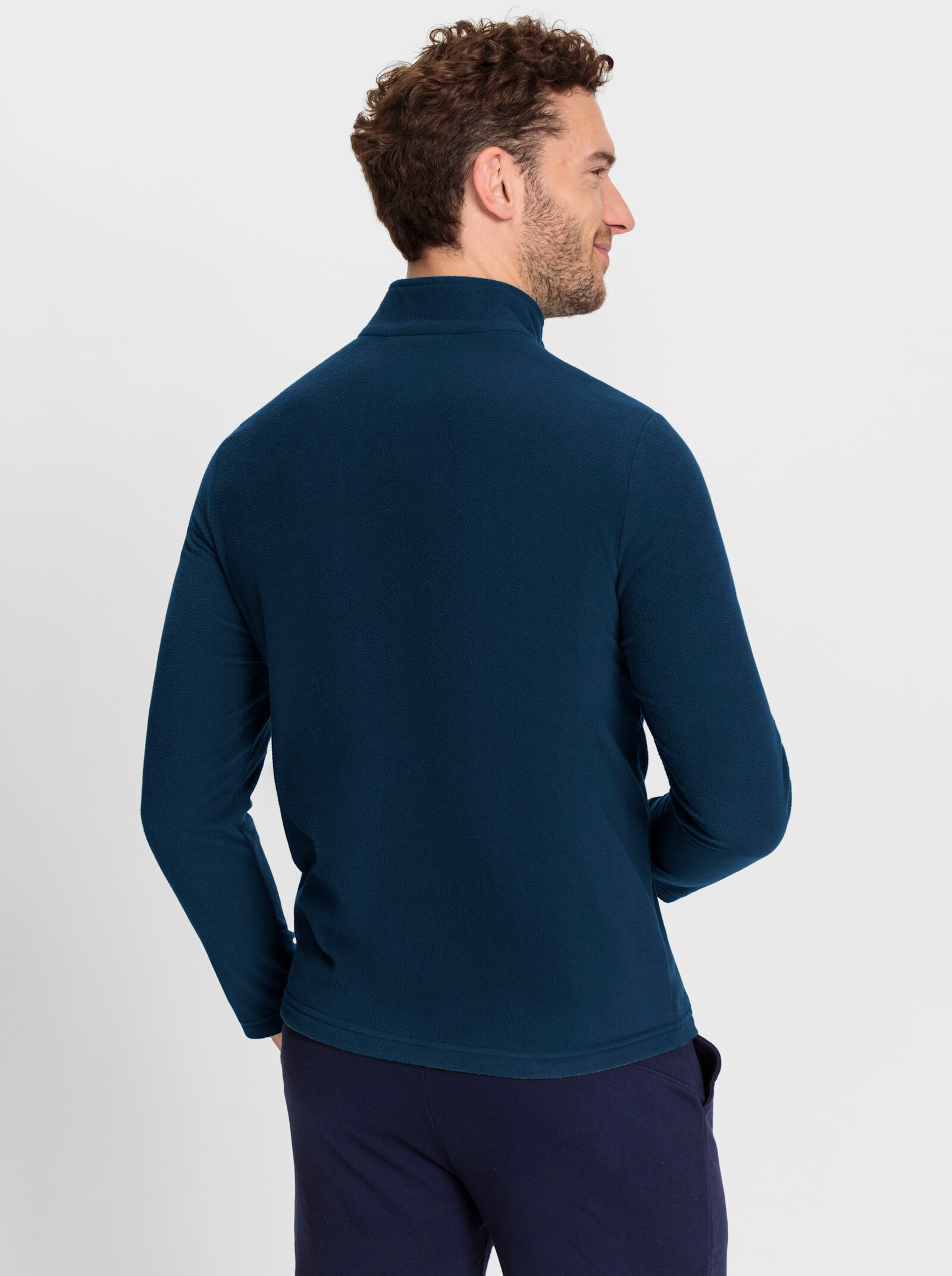 Catamaran Sports Fleeceshirt met ritszakken - donkerblauw