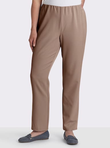 Stretch-Hose mit innenliegendem Dehnbund - beige