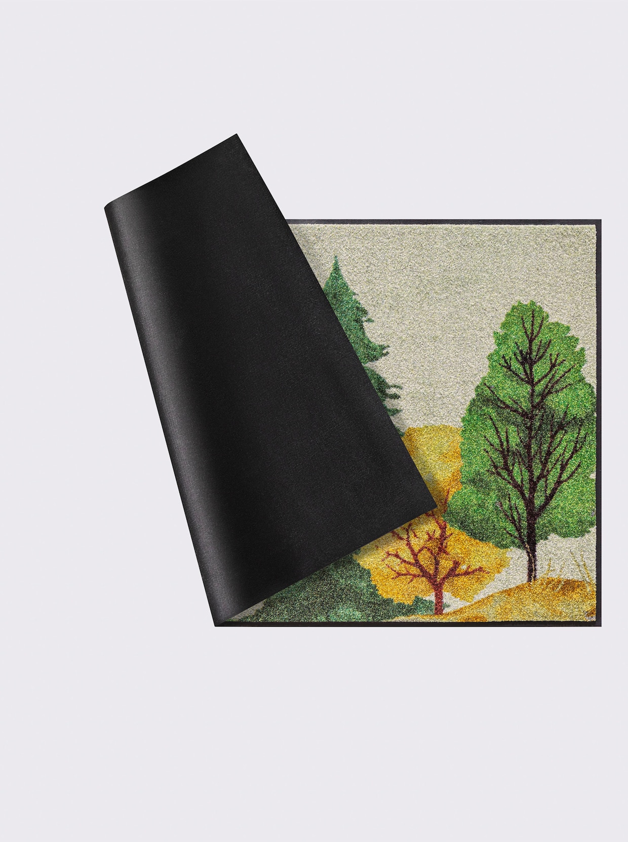wash+dry by Kleen-Tex Voetmat - groen gedessineerd