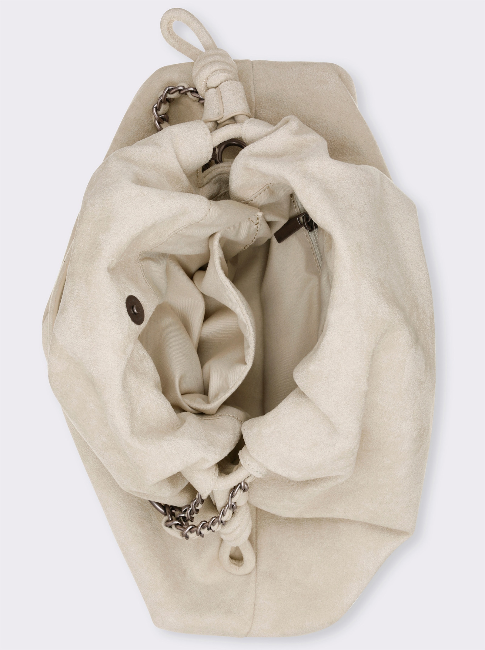 heine Handtasche in Beutelform - sand