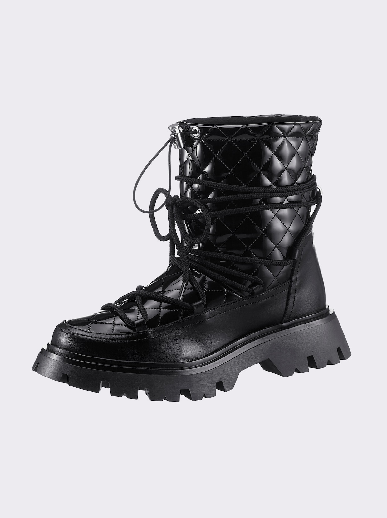 heine Bottines à lacets - noir