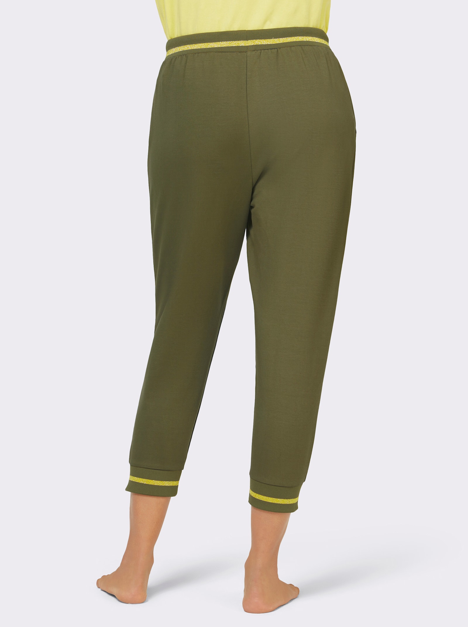 feel good Hose 3/4-lang - oliv