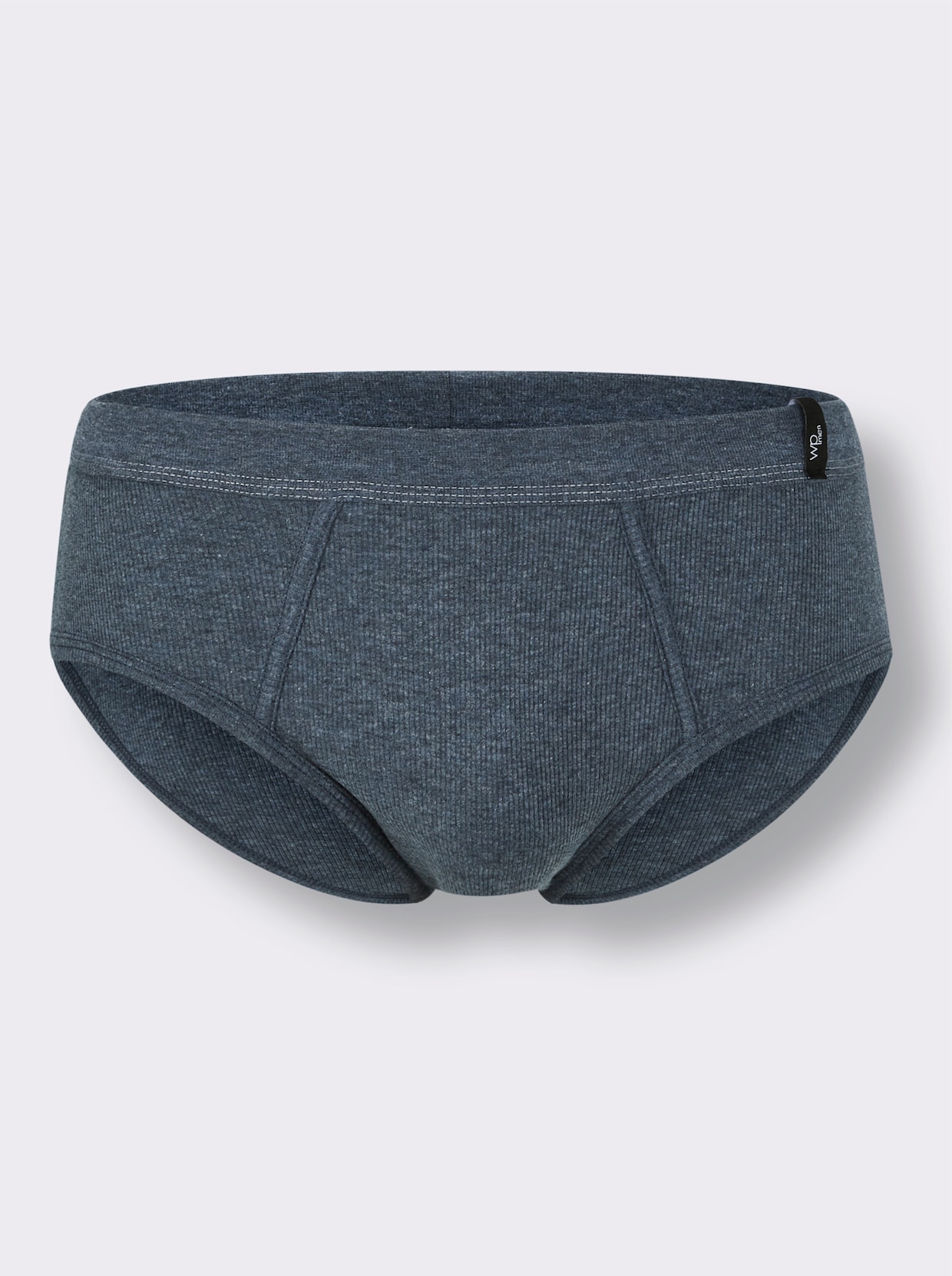 wäschepur men Slip - jeansblau-meliert