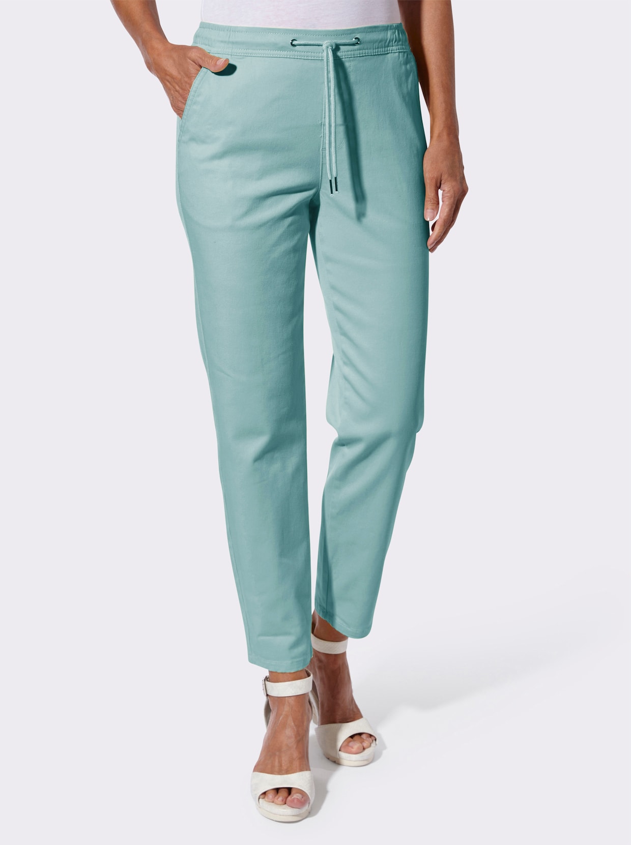 Schlupfjeans - mint
