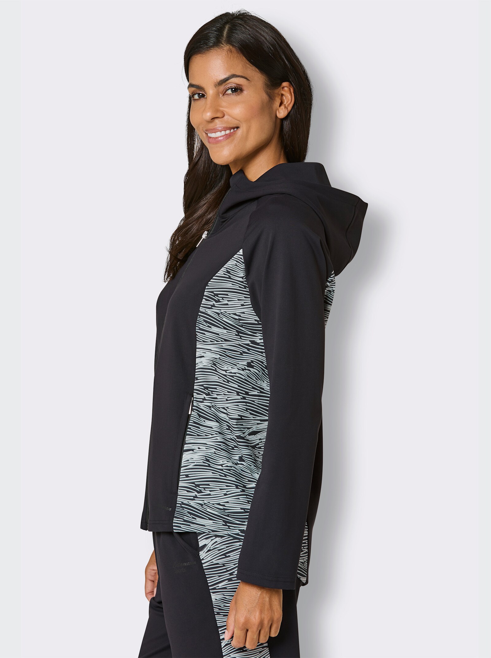 Catamaran Sports Sportjacke mit Kapuze - schwarz