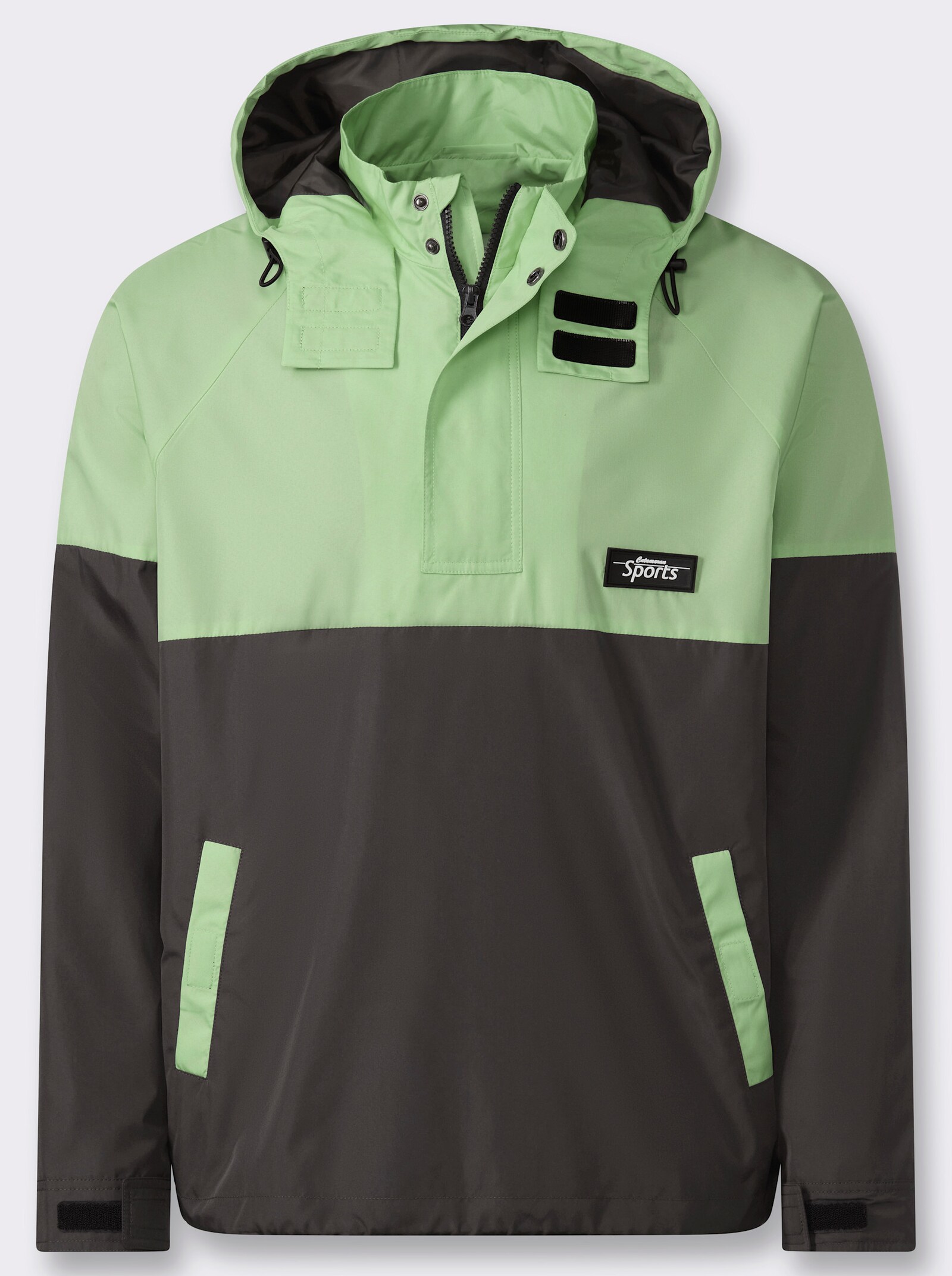 Catamaran Sports Funktionsjacke mit Kapuze - reseda-graphit