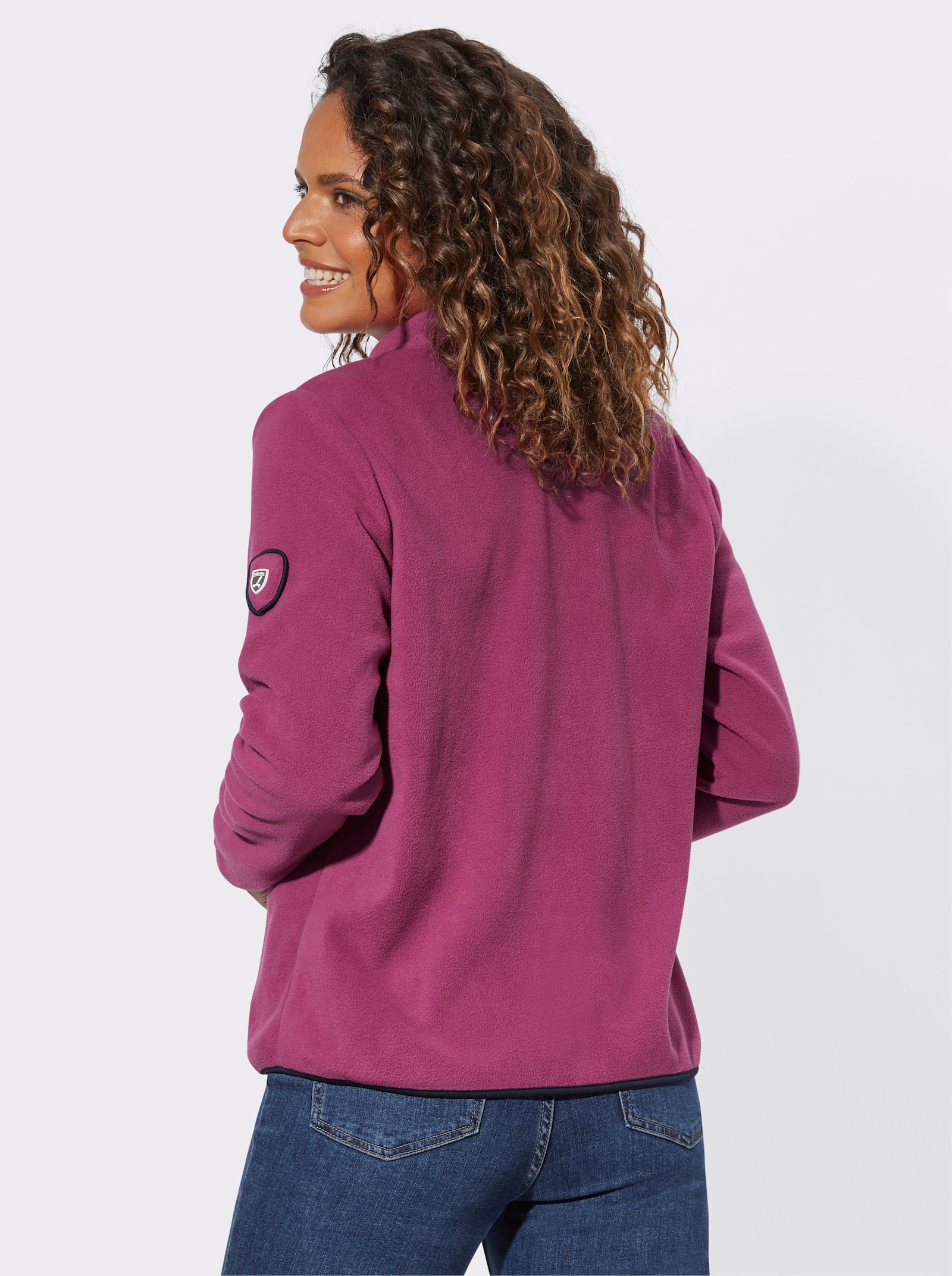 Fleecejacke mit Stickerei - erika