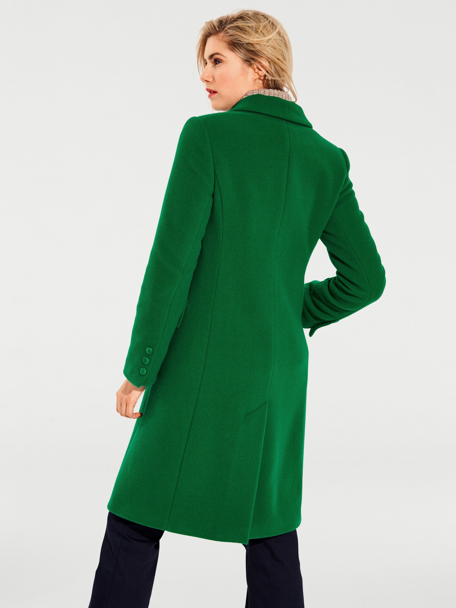 heine Manteau court avec épaulettes - vert
