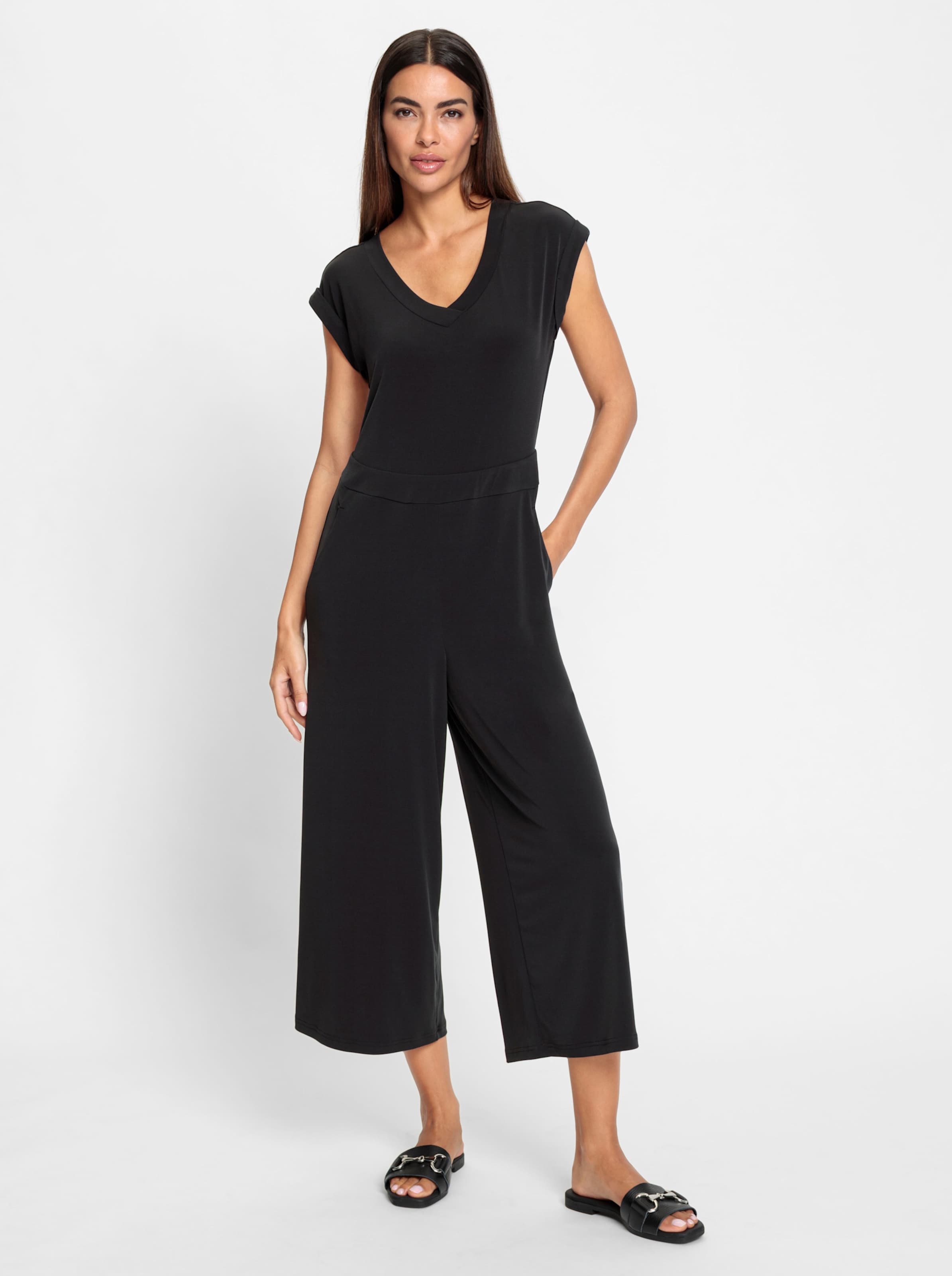 heine Jumpsuit in schwarz Witt