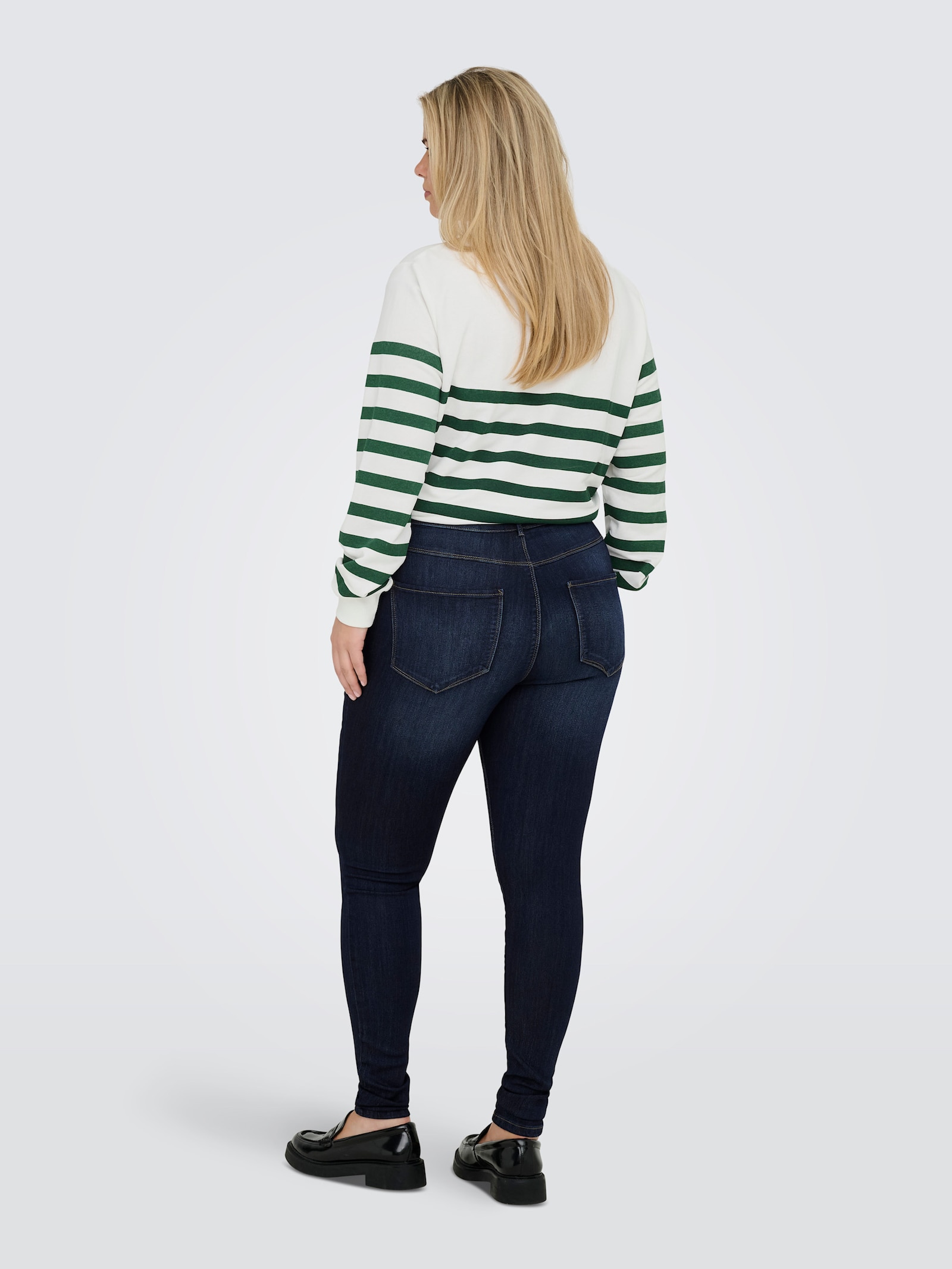 Skinny-fit-Jeans - dark blue denim