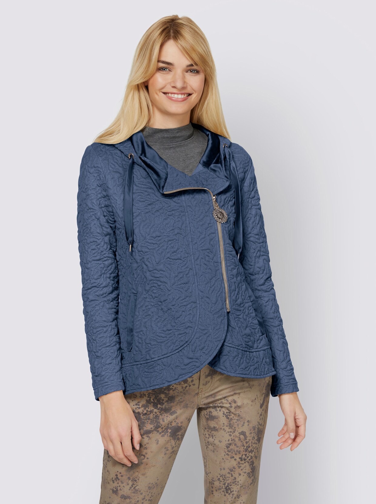 heine Sweatjacke - bleu