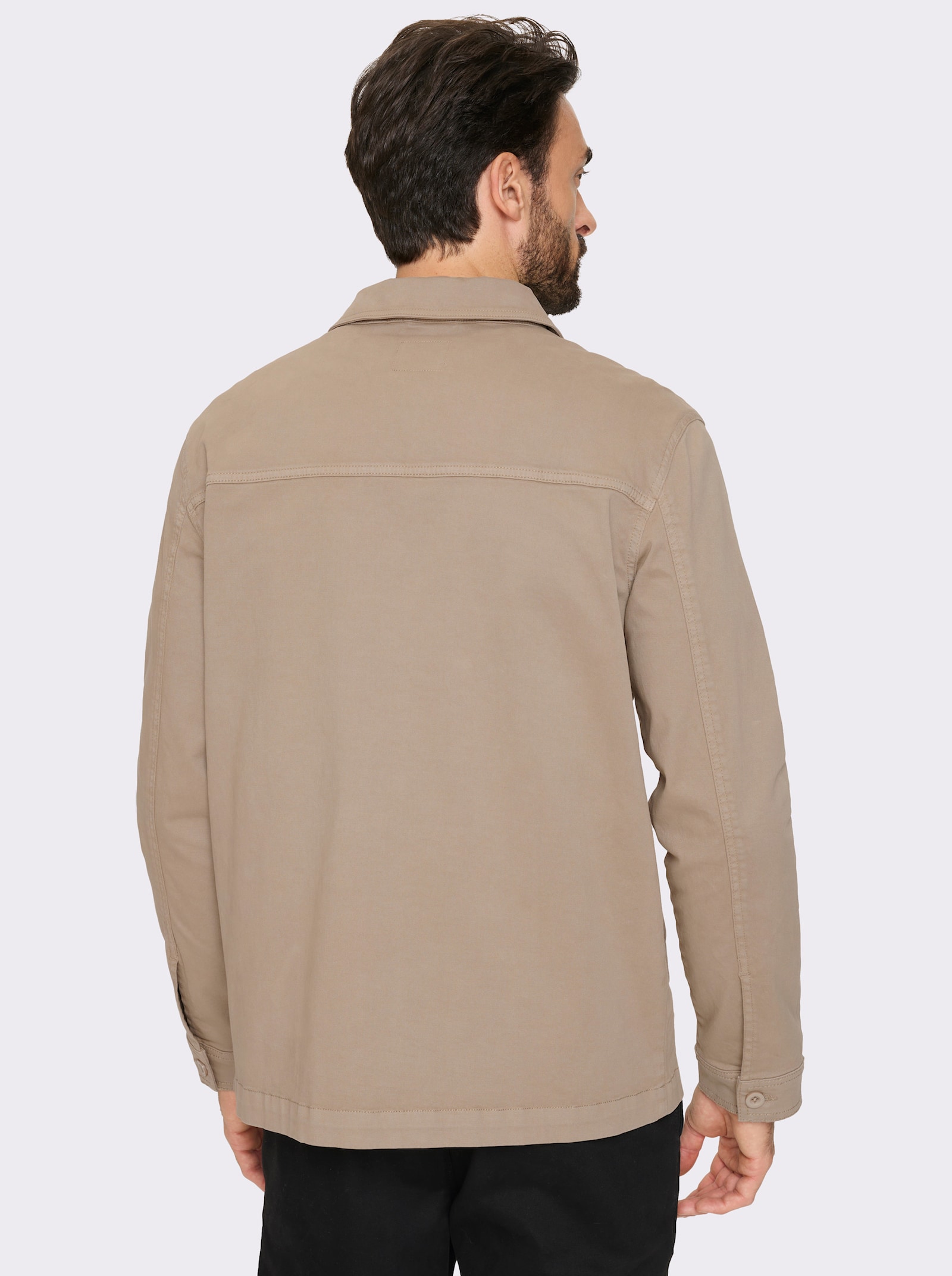 Catamaran Jacke mit Klettverschluss-Brusttaschen - schlamm