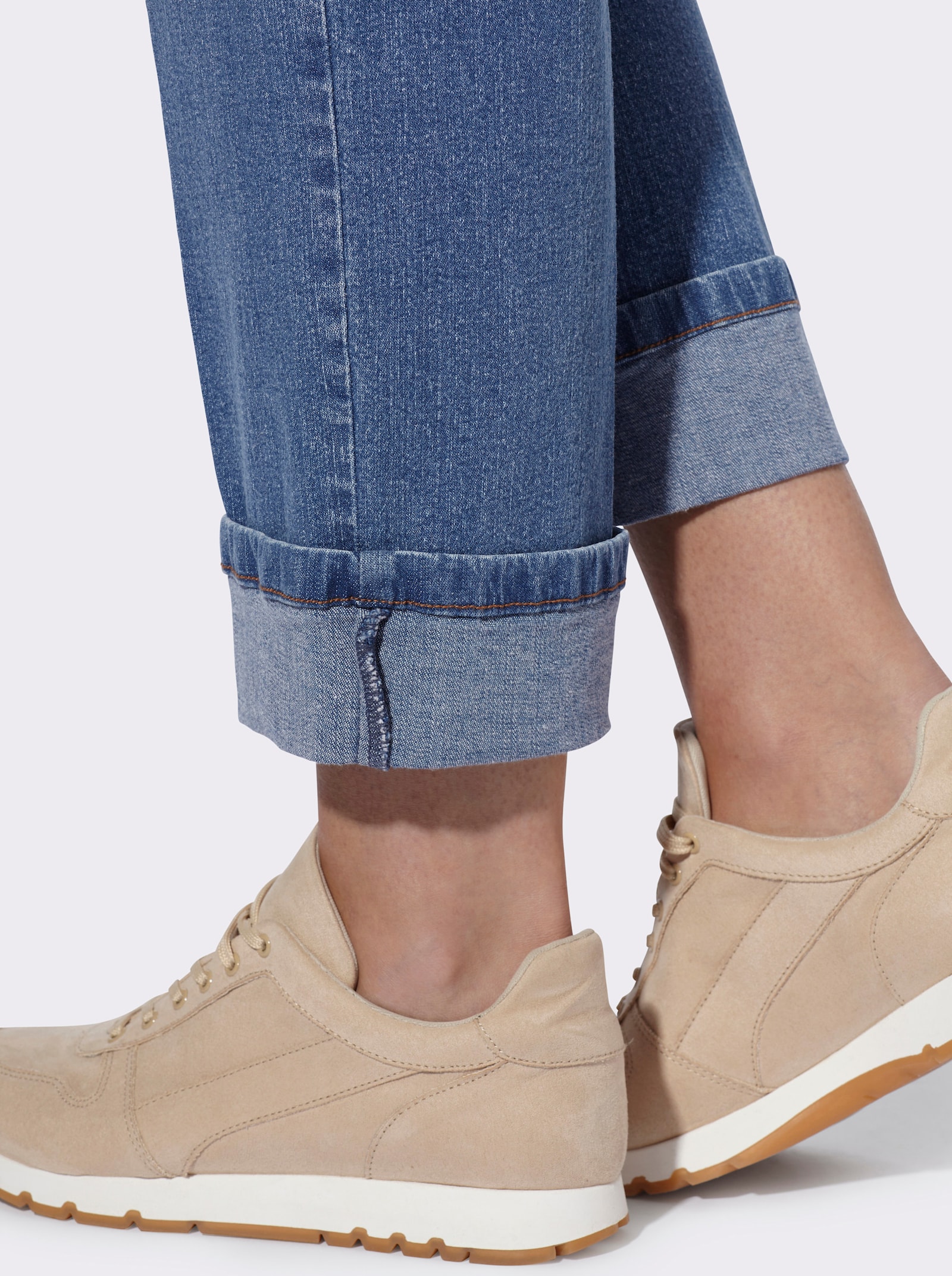 heine 5-Pocket-Jeans - blue-stone-washed