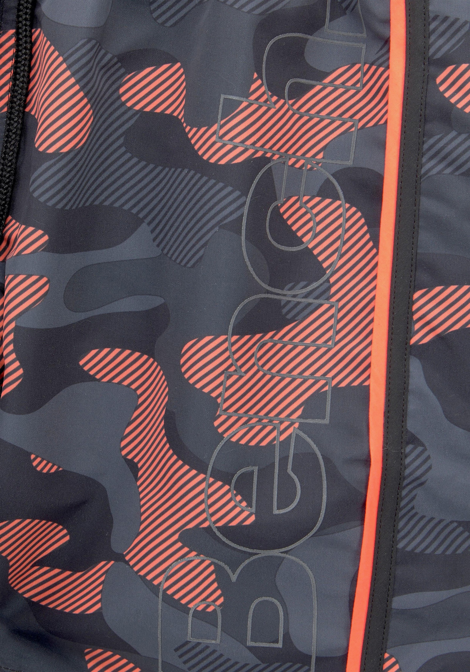 Bench. Badeshorts - schwarz-orange