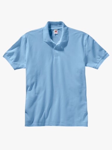 Fruit of the Loom Poloshirt - hellblau