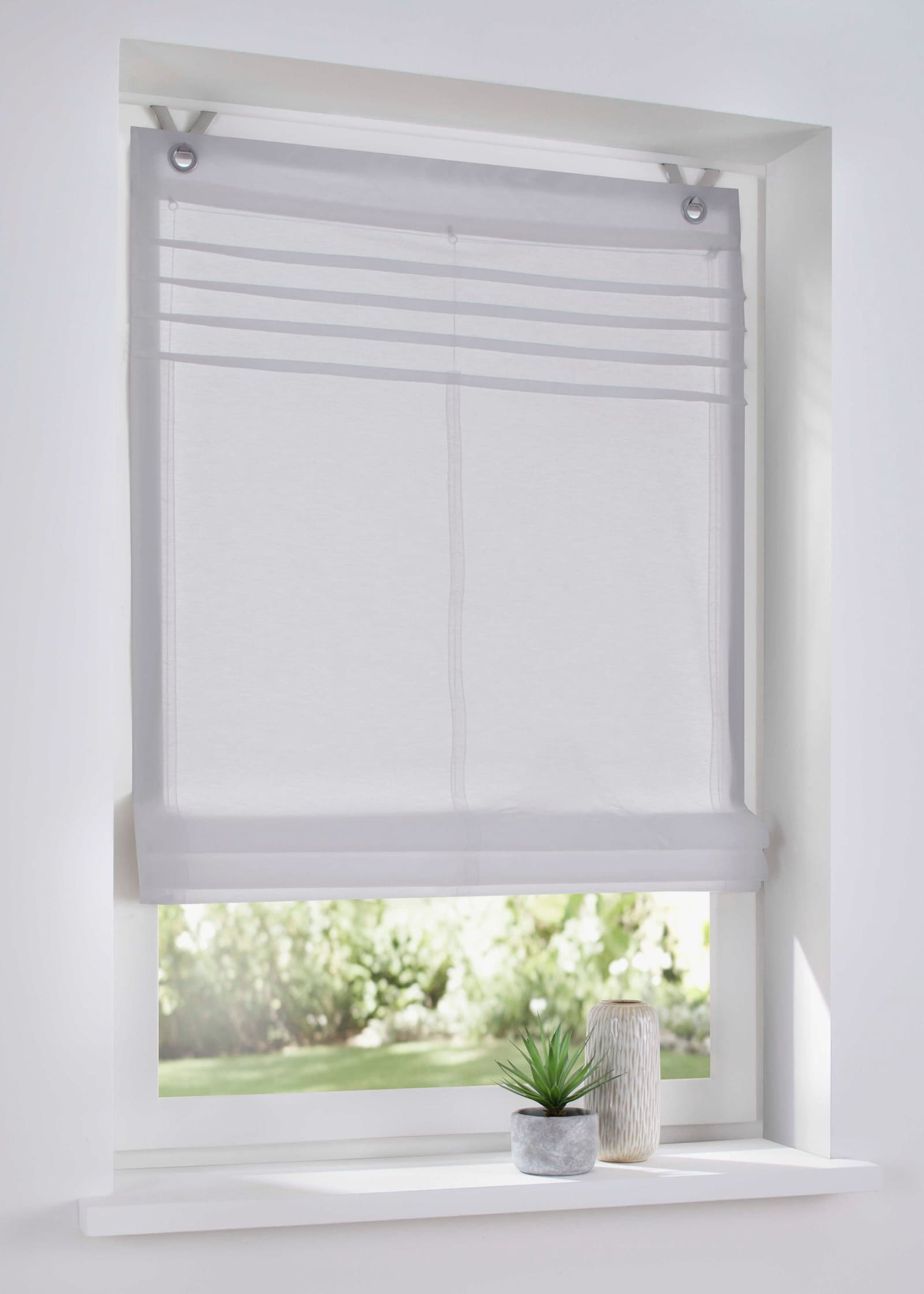 heine home vouwgordijn - wit