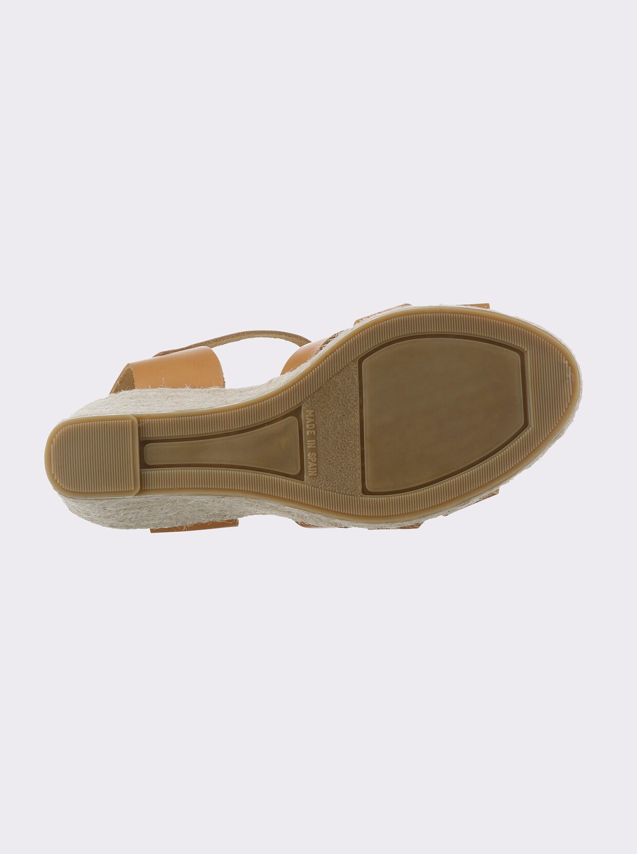 heine Keilsandalette - camel