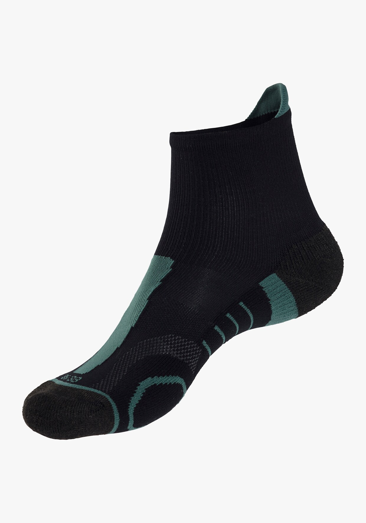 LASCANA ACTIVE Wandersocken - 1x schwarz-lila, 1x schwarz-rosa, 1x schwarz-grün