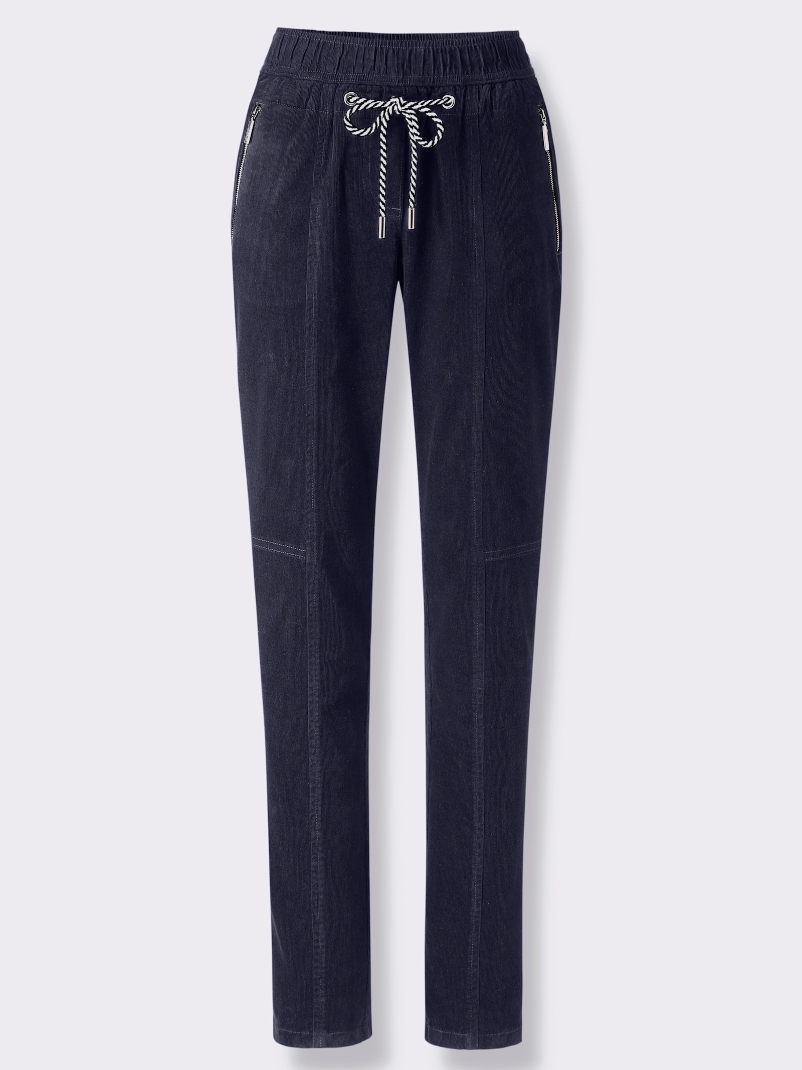 Cordhose zum Reinschlüpfen - marine