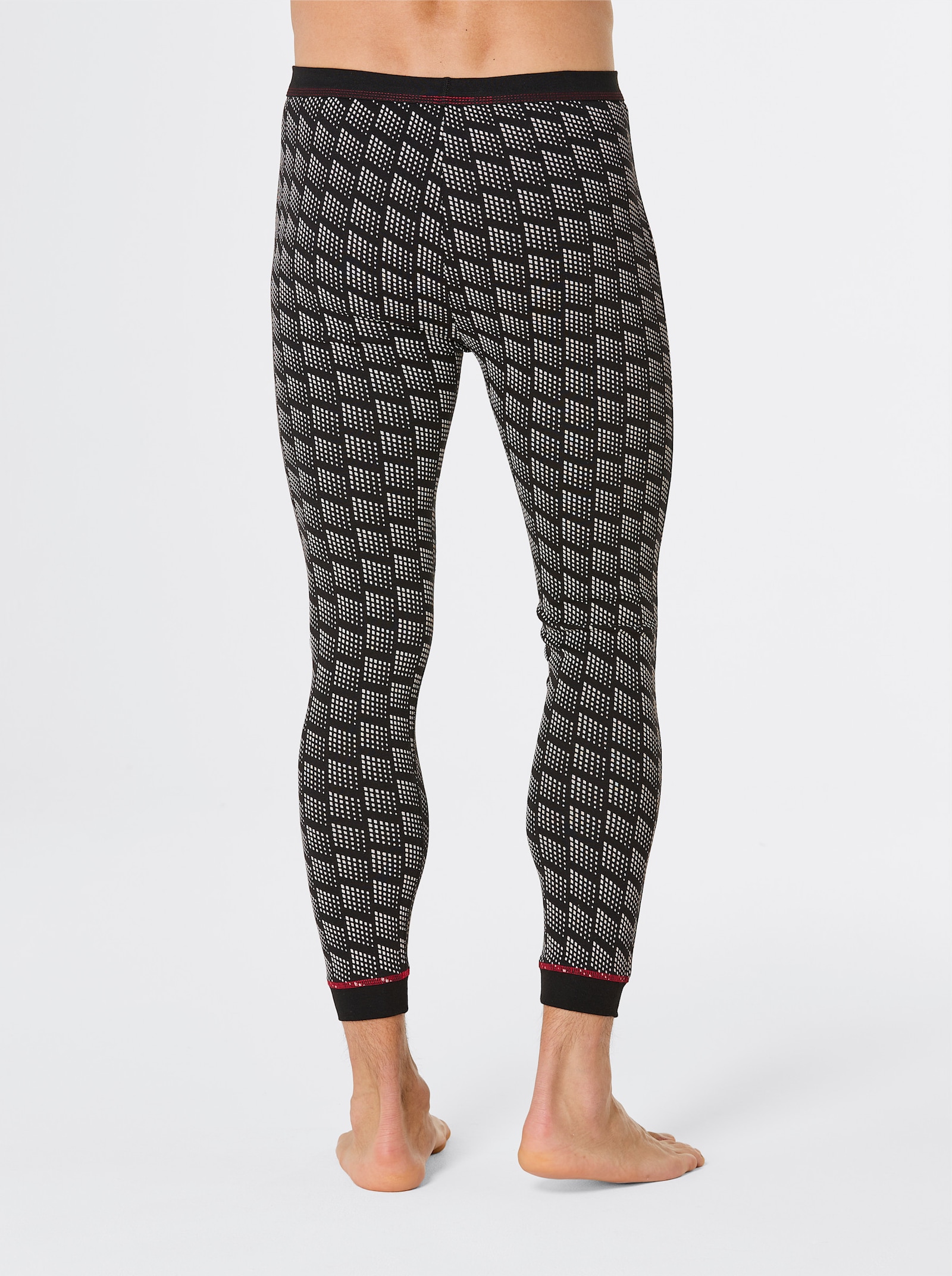 wäschepur men Pánské spodky - černá-potisk