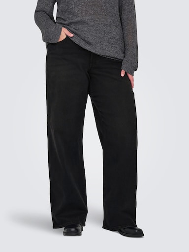 ONLY CARMAKOMA High-waist-Jeans - washed black