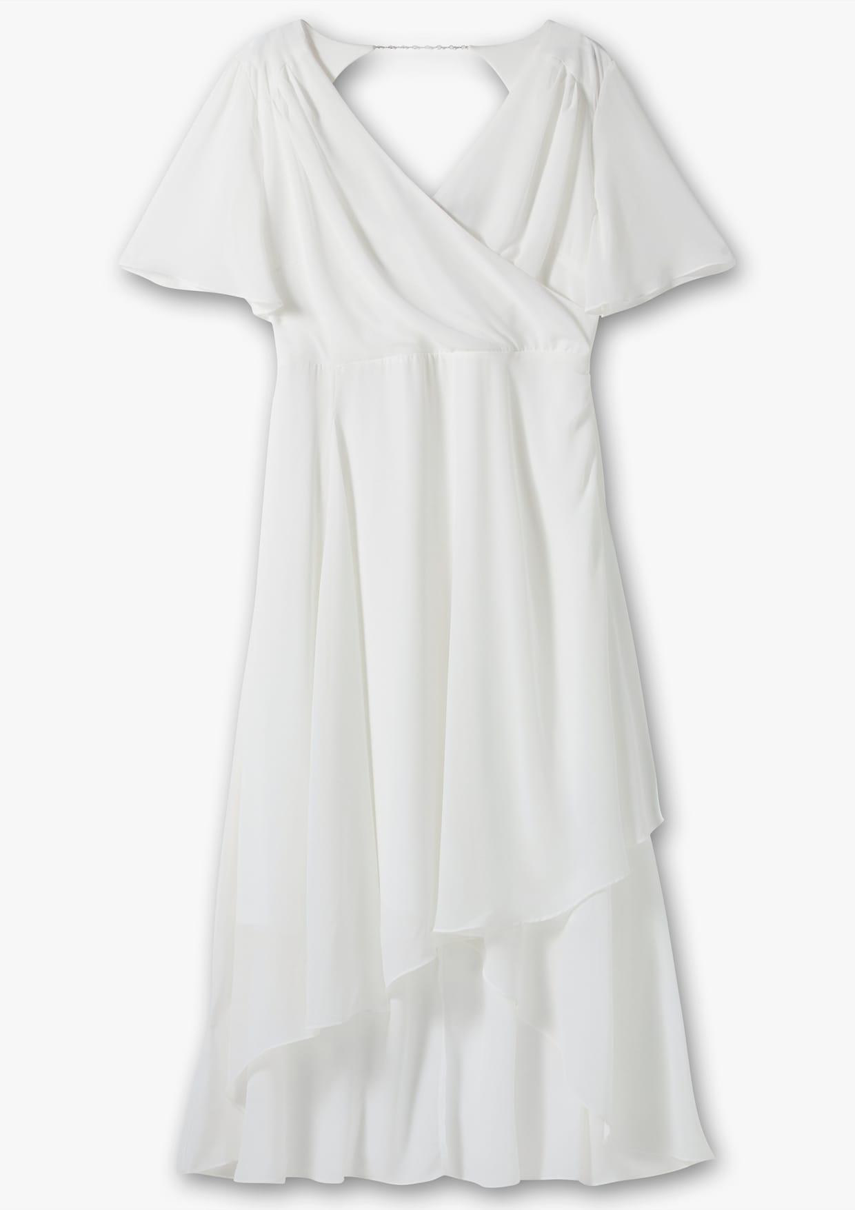 sheego Chiffon jurk - offwhite