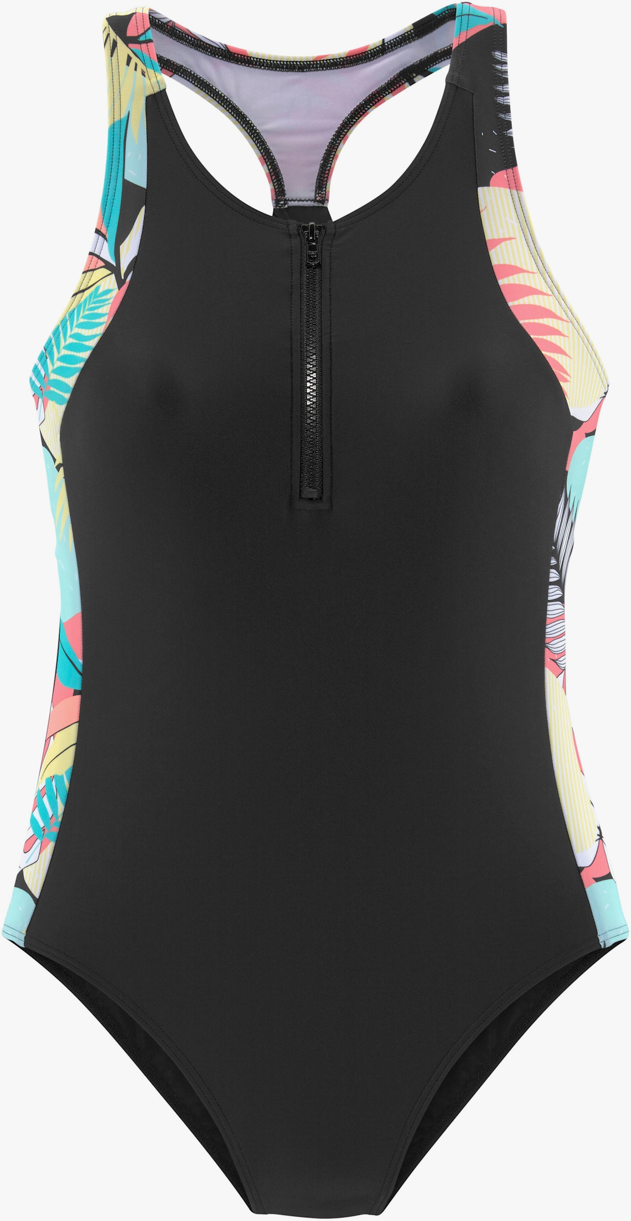 LASCANA ACTIVE Maillot de bain - turquoise-jaune imprimé