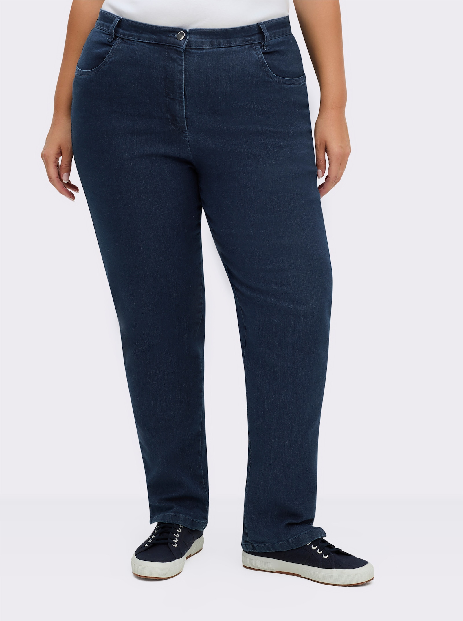 Jeans mit Stretch-Anteil - blue-stone-washed