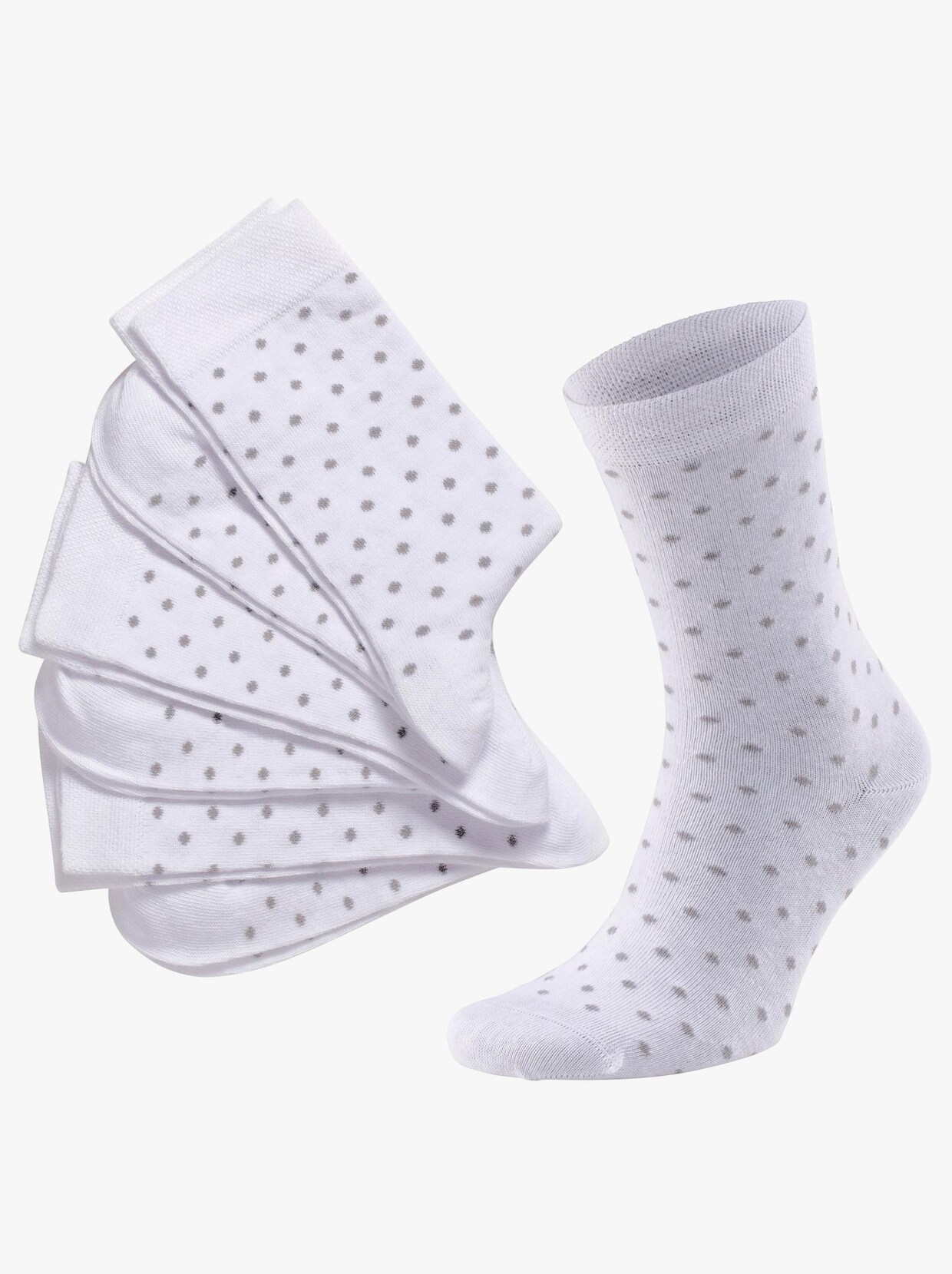 wäschepur Dámské ponožky - bílá