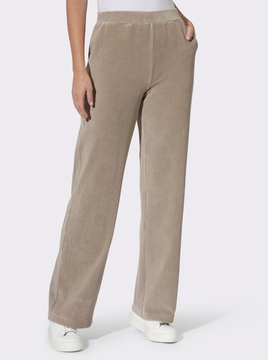 heine Jerseyhose mit weitem Bein - sesam