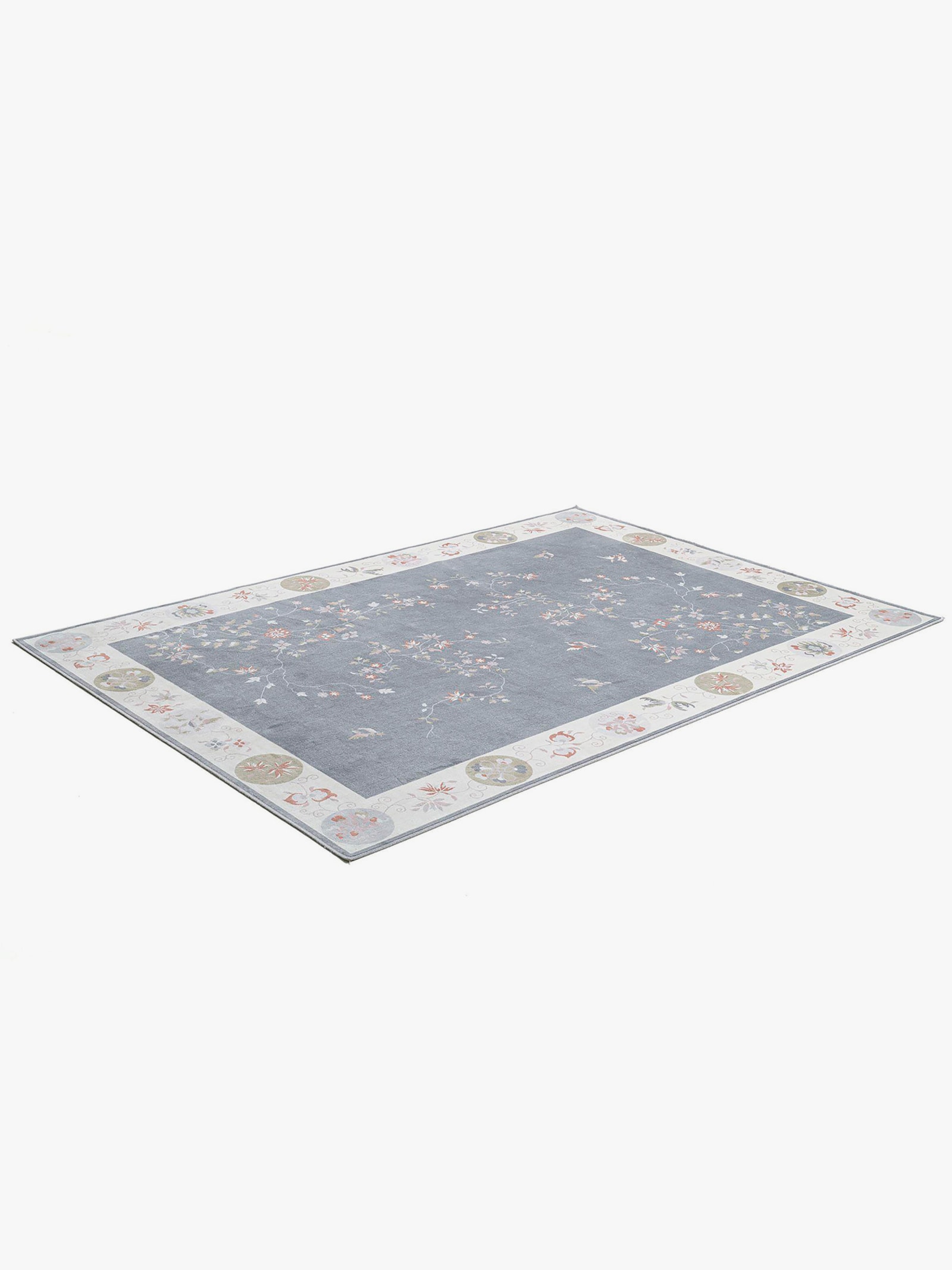 Theko Teppich - grau