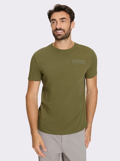 Marco Donati Kurzarmshirt - oliv