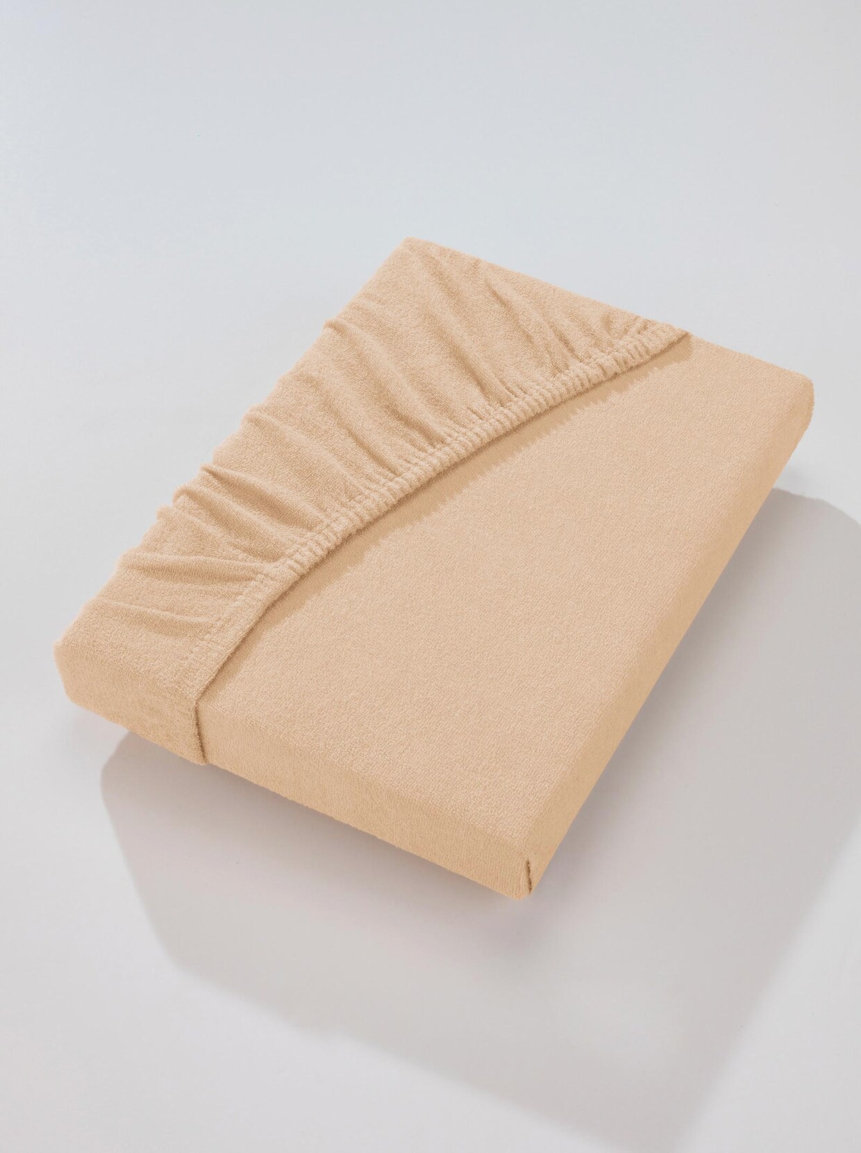 wäschepur Spannbetttuch - beige
